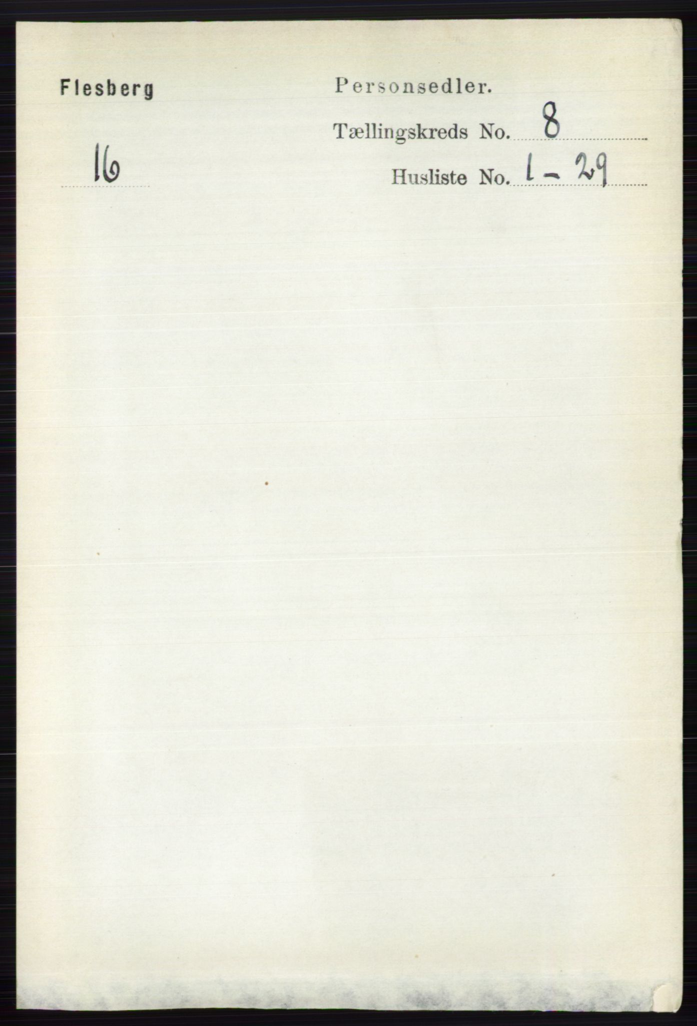 RA, 1891 census for 0631 Flesberg, 1891, p. 1366