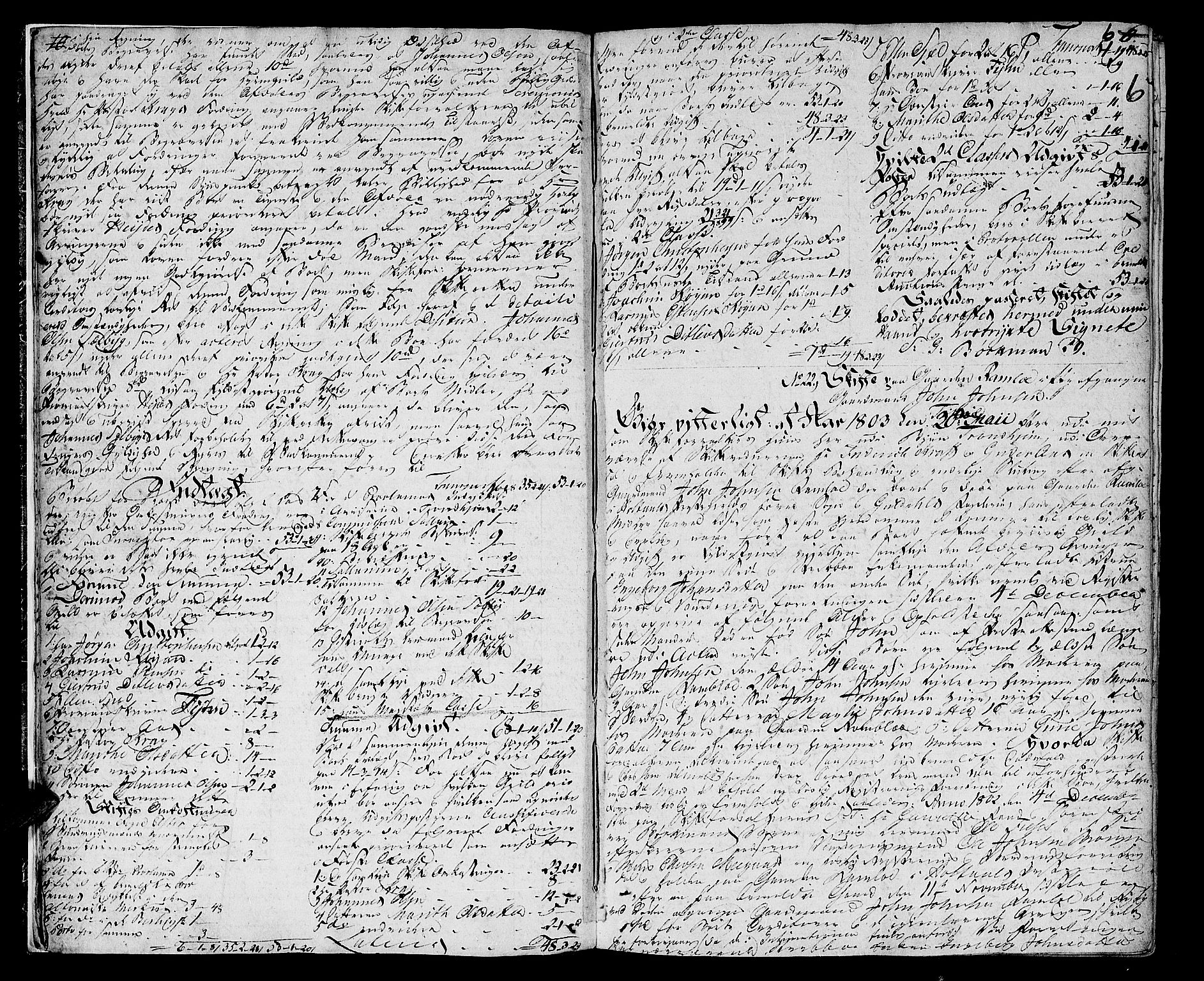 Gauldal sorenskriveri, AV/SAT-A-0014/1/3/3A/L0011: Skifteprotokoll, 1803-1808, p. 5b-6a