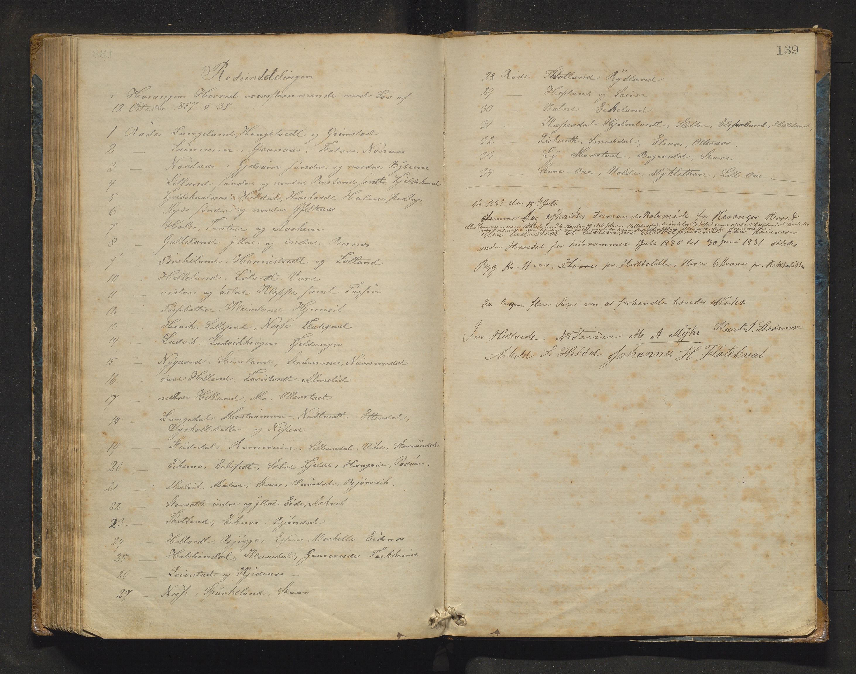 Hosanger kommune. Formannskapet, IKAH/1253a-021/A/Aa/L0002: Møtebok for Hosanger formannskap, heradsstyre og Seim soknestyre, 1867-1881, p. 139