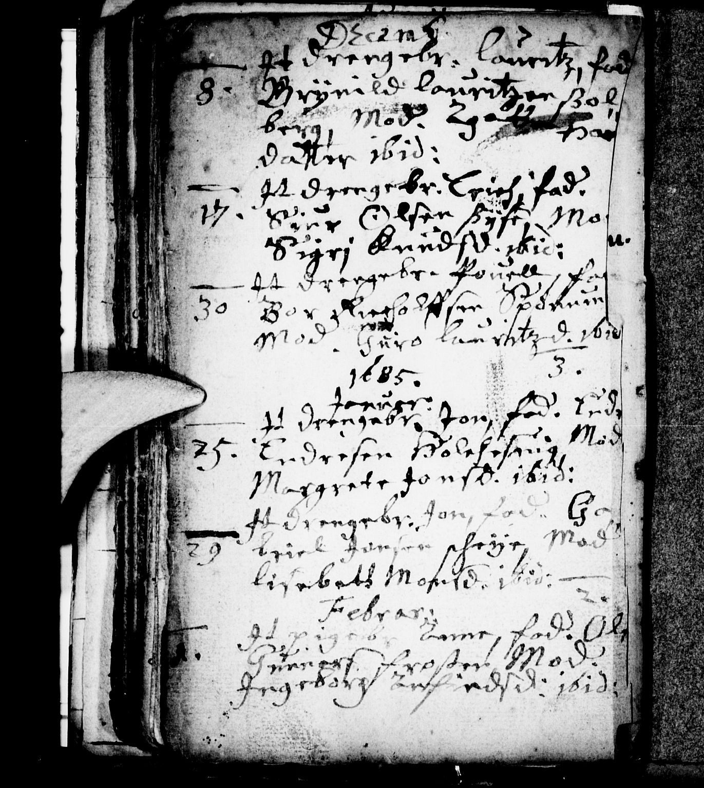 Ulvik sokneprestembete, AV/SAB-A-78801/H/Haa: Parish register (official) no. A 1, 1664-1685, p. 25