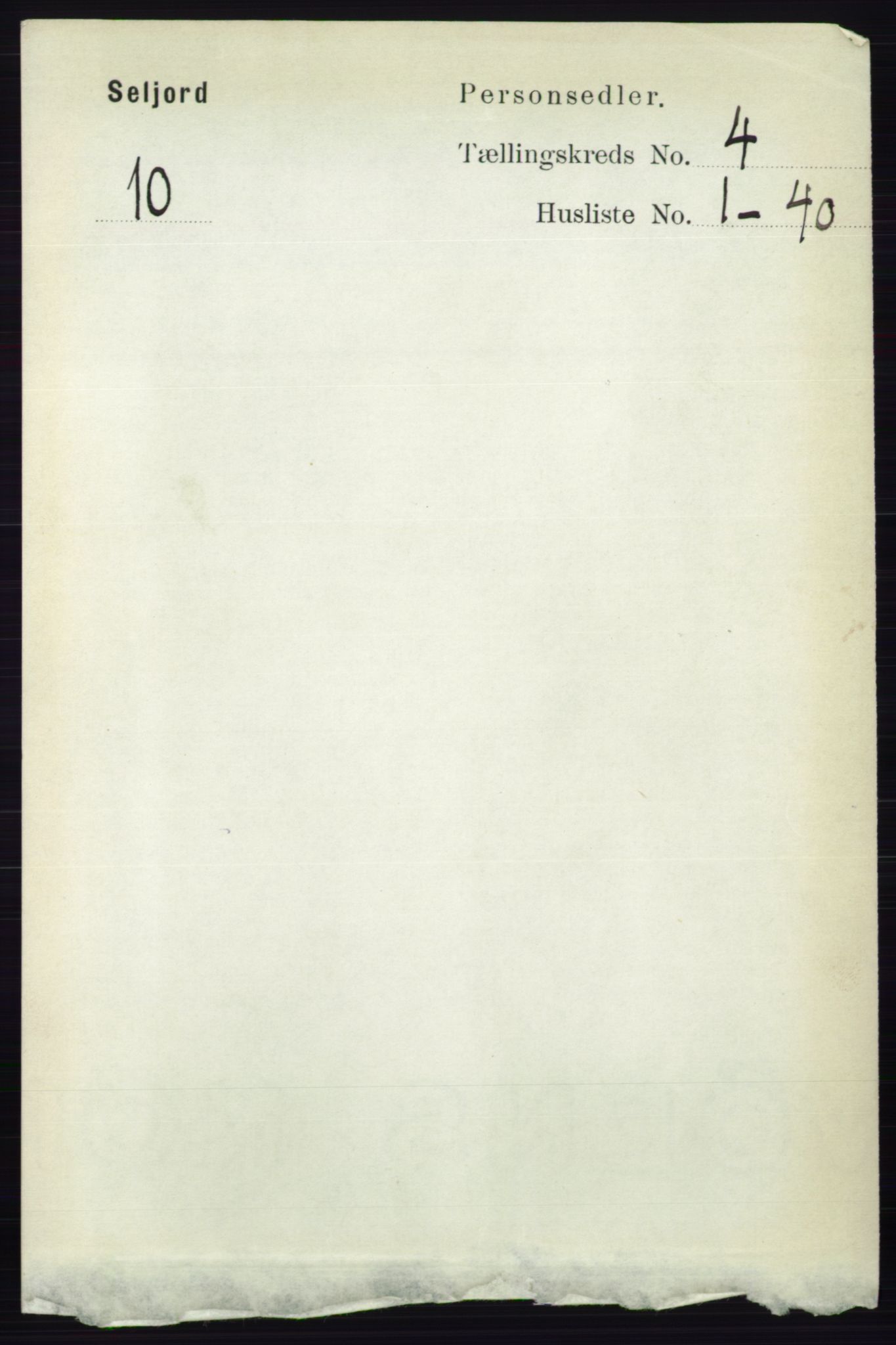 RA, 1891 census for 0828 Seljord, 1891, p. 1294