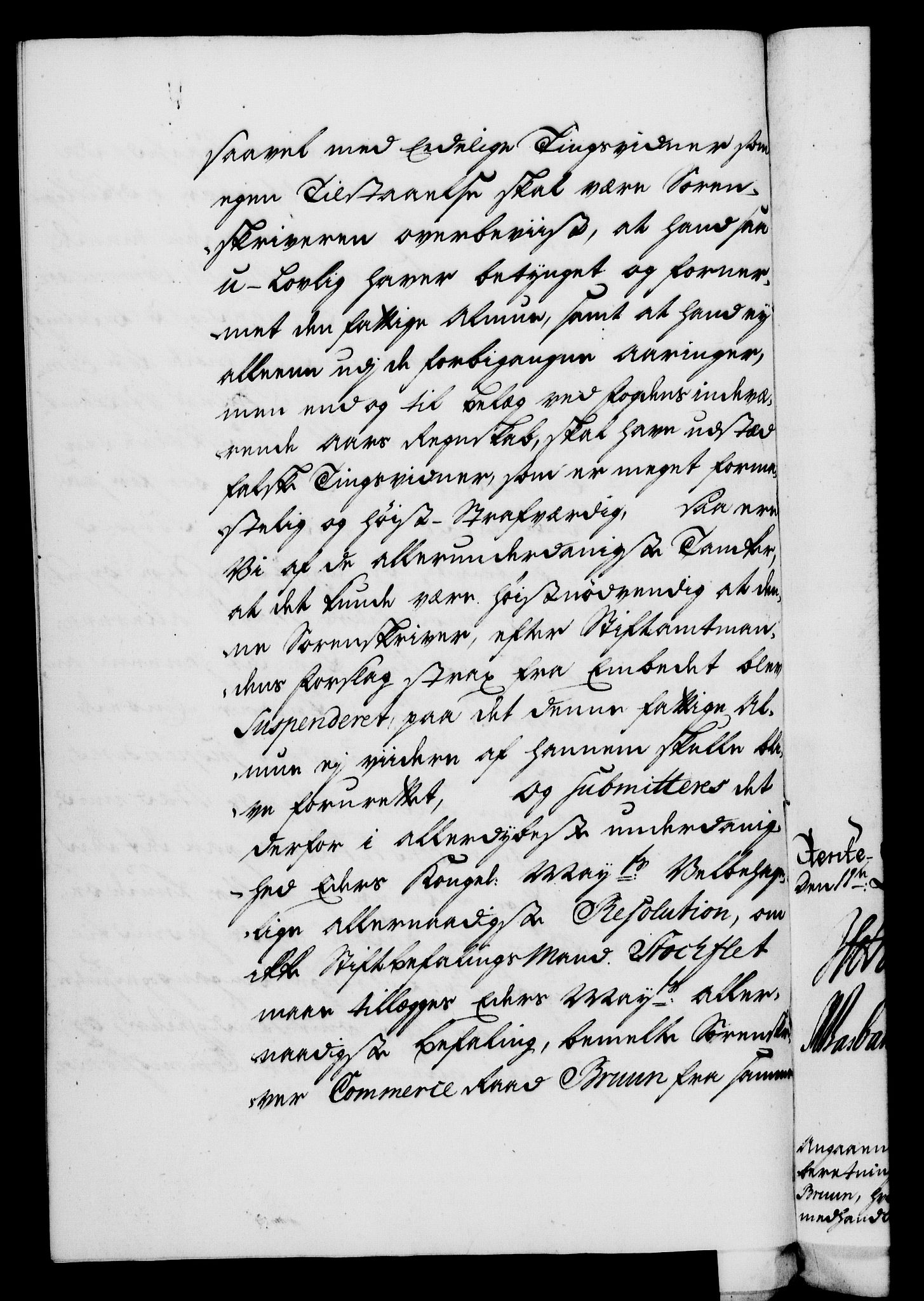 Rentekammeret, Kammerkanselliet, RA/EA-3111/G/Gf/Gfa/L0028: Norsk relasjons- og resolusjonsprotokoll (merket RK 52.28), 1745-1746, p. 579