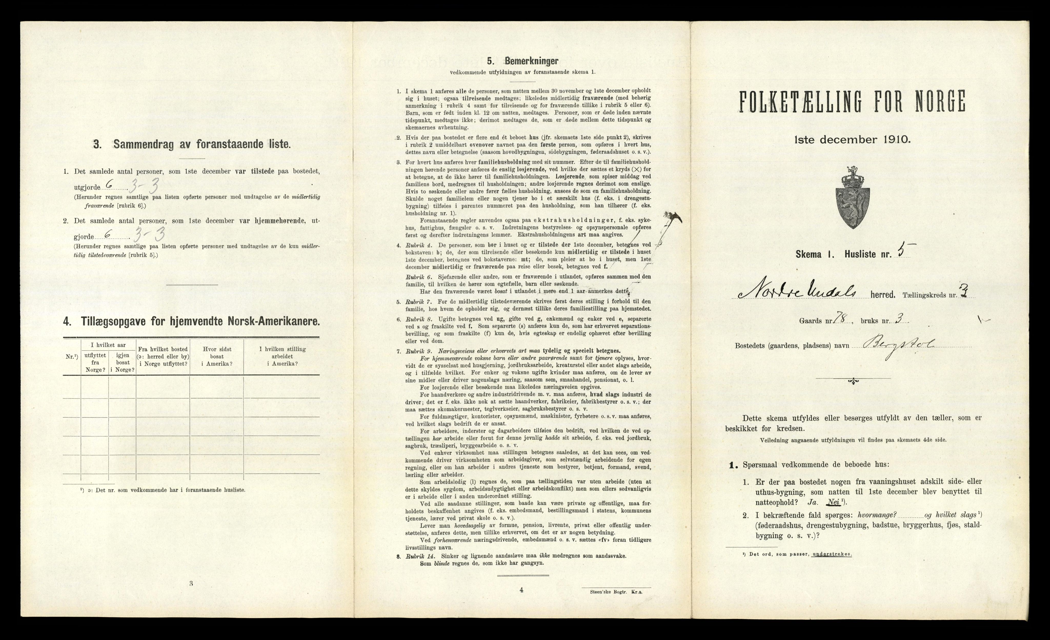 RA, 1910 census for Nord-Audnedal, 1910, p. 228