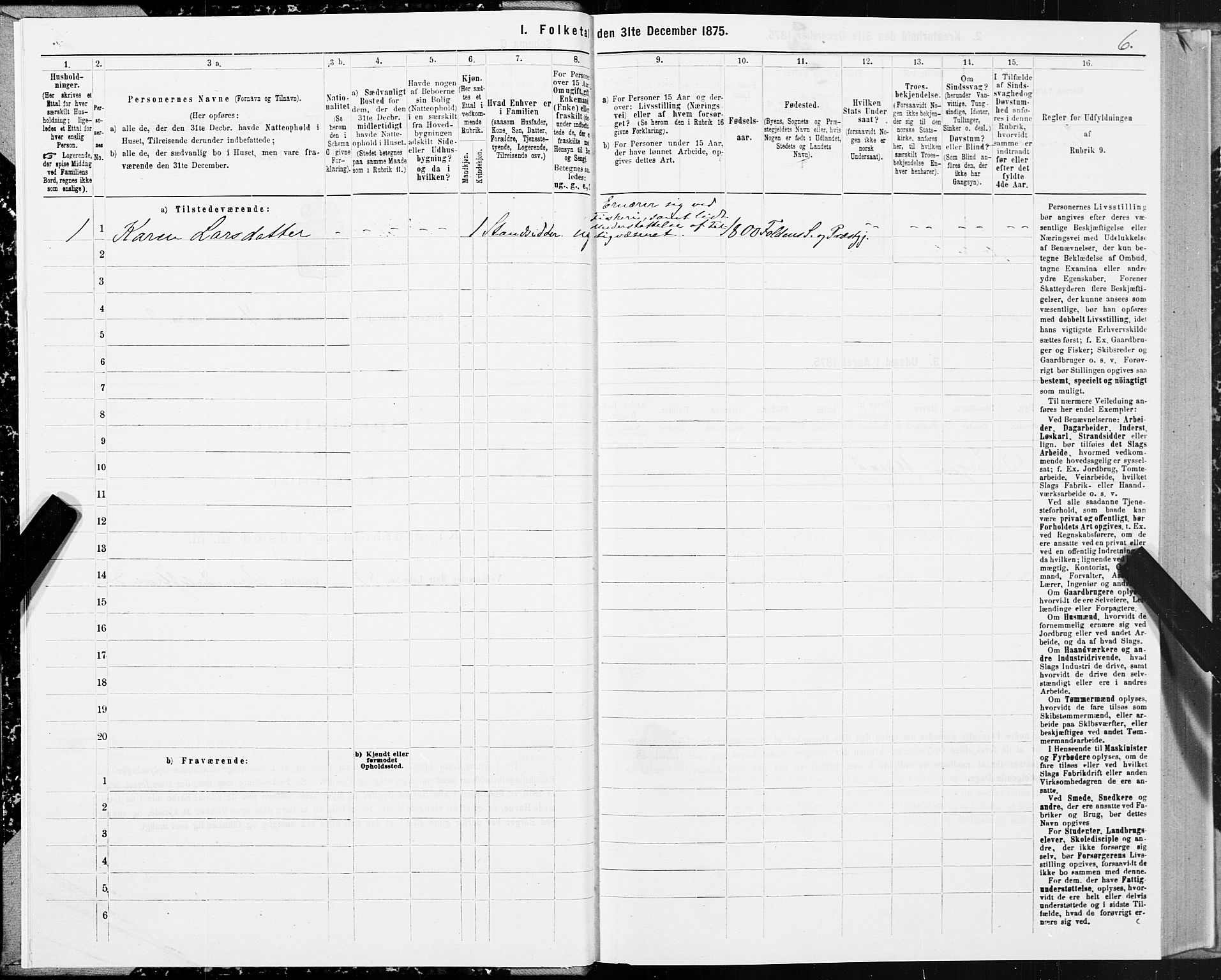 SAT, 1875 census for 1848P Steigen, 1875, p. 2006