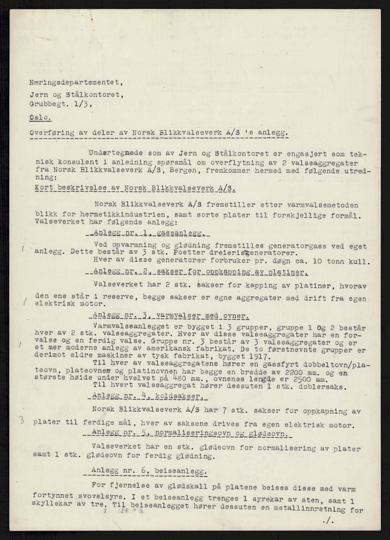 Direktoratet for industriforsyning, Sekretariatet, AV/RA-S-4153/D/Df/L0055: 9. Metallkontoret, 1940-1945, p. 165
