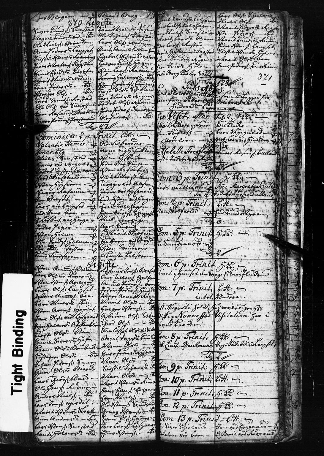 Fåberg prestekontor, AV/SAH-PREST-086/H/Ha/Hab/L0001: Parish register (copy) no. 1, 1727-1767, p. 370-371