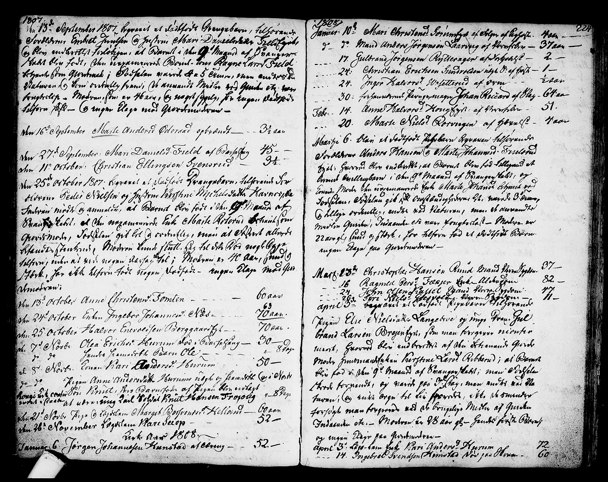 Hole kirkebøker, SAKO/A-228/F/Fa/L0002: Parish register (official) no. I 2, 1766-1814, p. 224