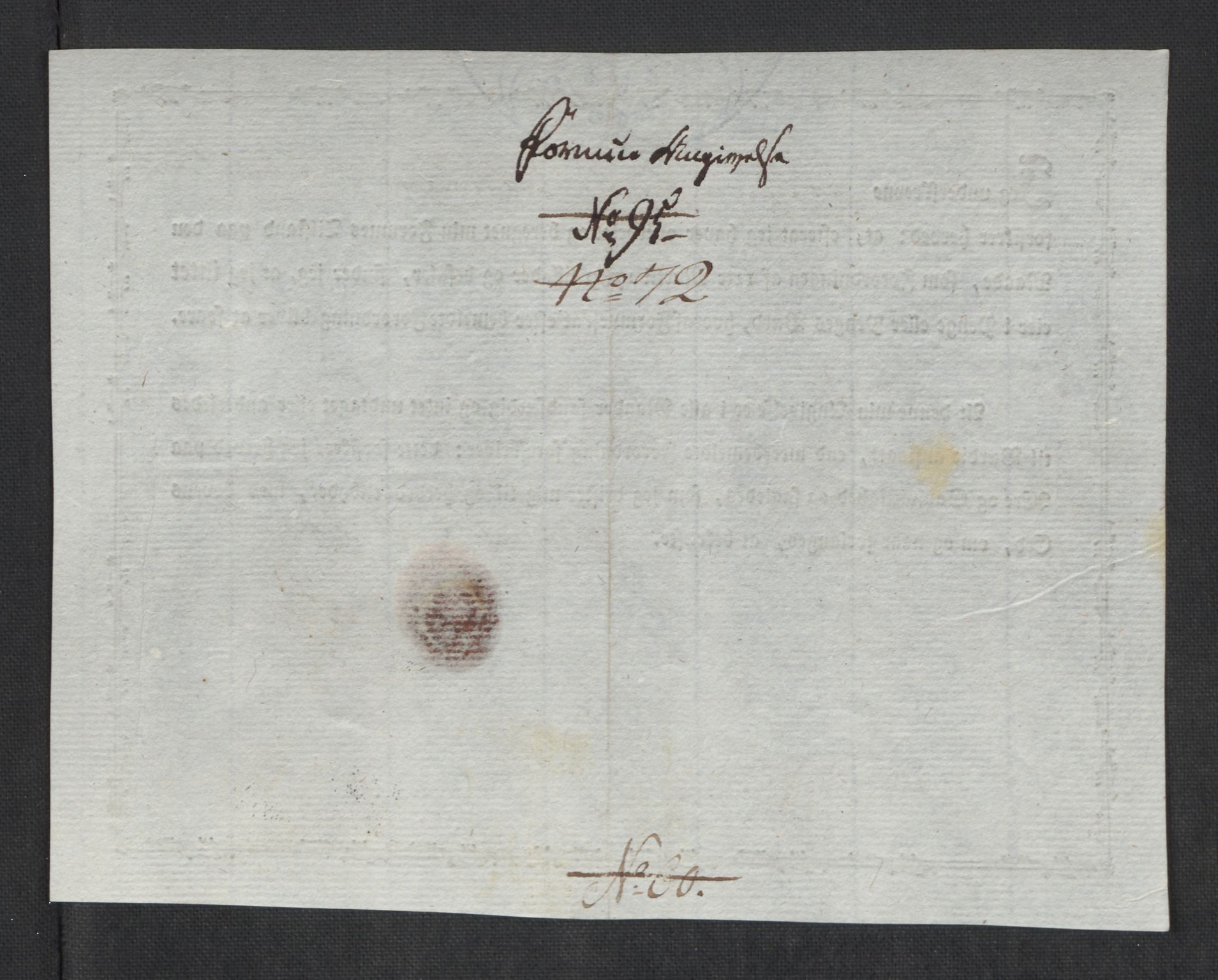 Rentekammeret inntil 1814, Reviderte regnskaper, Mindre regnskaper, AV/RA-EA-4068/Rf/Rfe/L0006: Christiania, 1789, p. 253