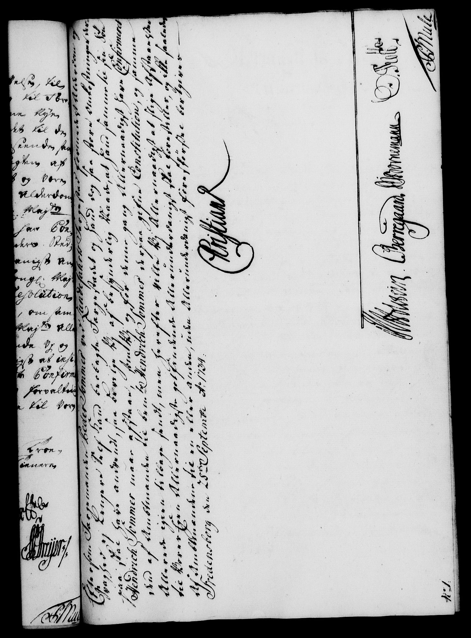 Rentekammeret, Kammerkanselliet, RA/EA-3111/G/Gf/Gfa/L0017: Norsk relasjons- og resolusjonsprotokoll (merket RK 52.17), 1734, p. 419