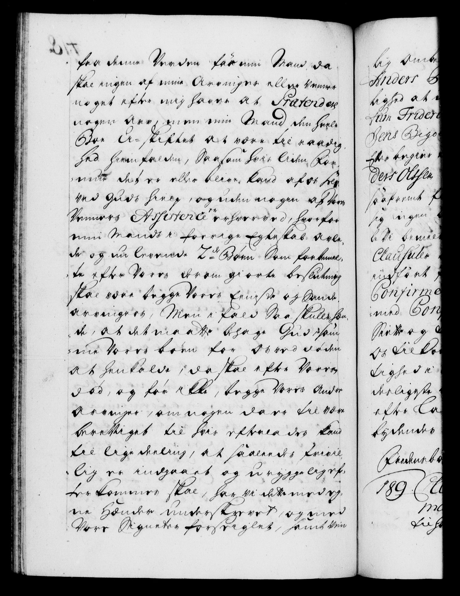 Danske Kanselli 1572-1799, AV/RA-EA-3023/F/Fc/Fca/Fcaa/L0025: Norske registre, 1726-1728, p. 418b