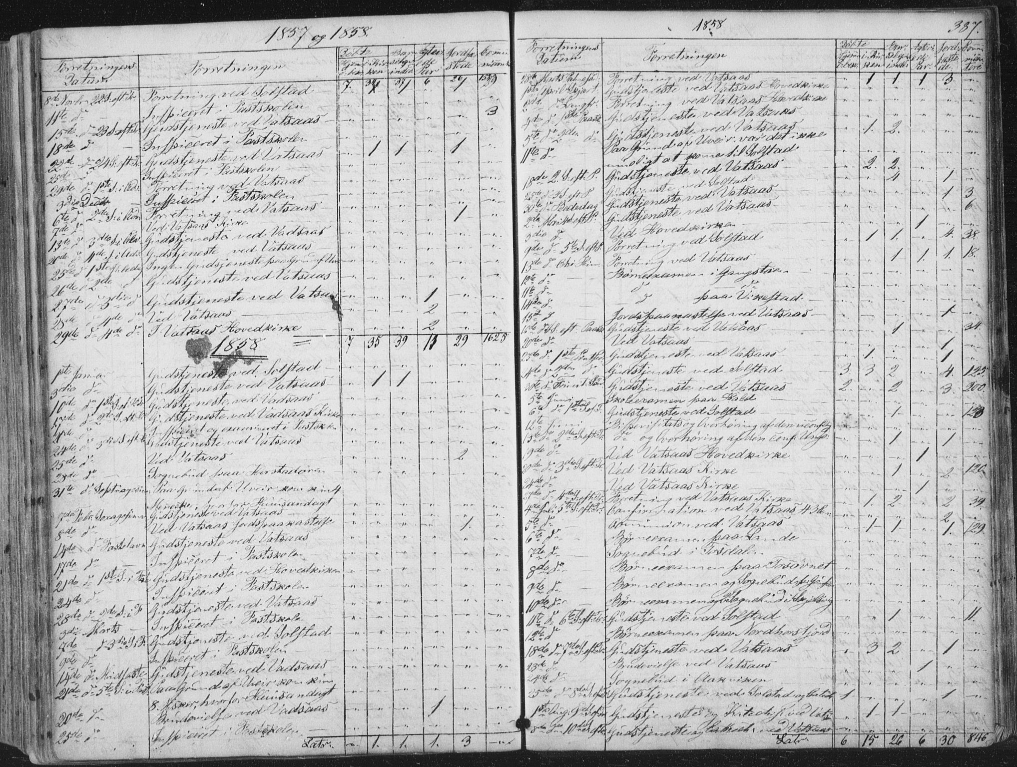 Ministerialprotokoller, klokkerbøker og fødselsregistre - Nordland, SAT/A-1459/810/L0144: Parish register (official) no. 810A07 /1, 1841-1862, p. 387
