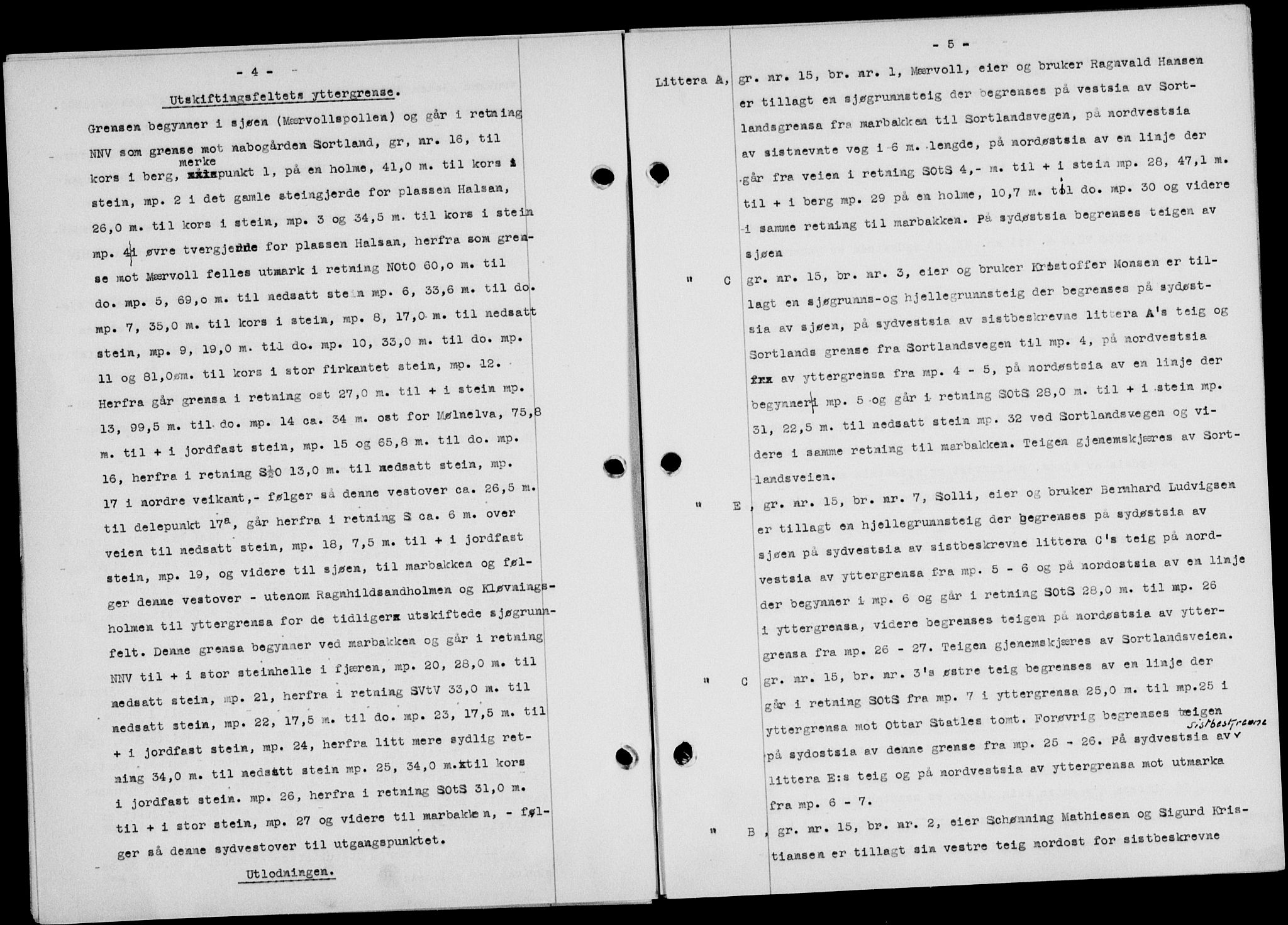 Lofoten sorenskriveri, SAT/A-0017/1/2/2C/L0010a: Mortgage book no. 10a, 1942-1943, Diary no: : 1957/1942