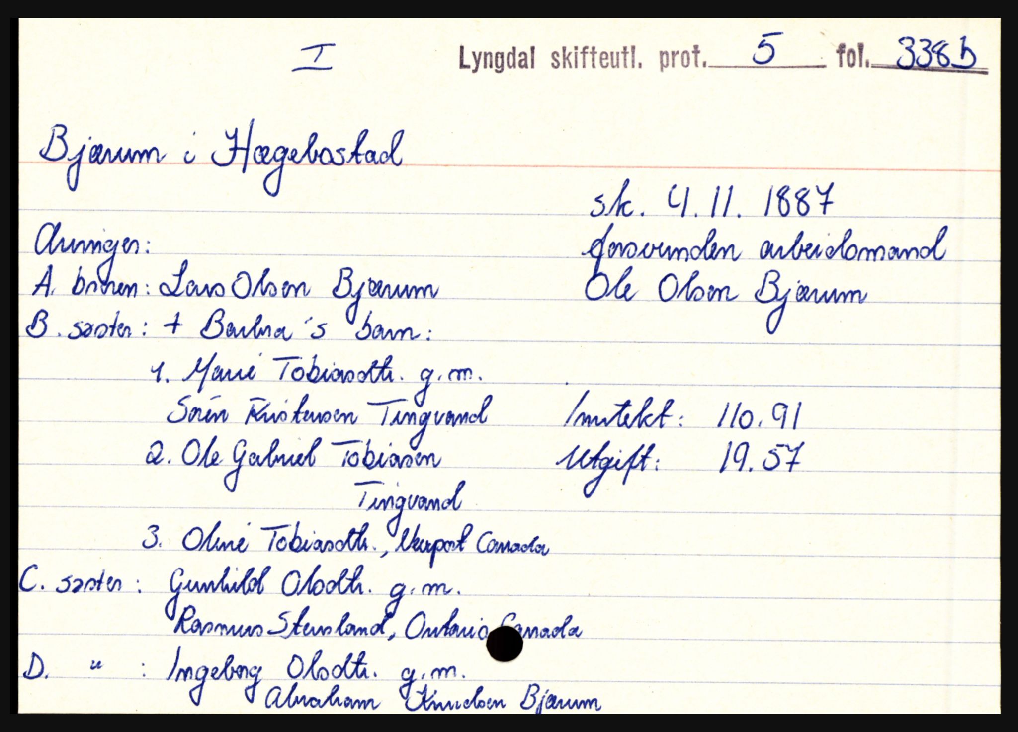 Lyngdal sorenskriveri, SAK/1221-0004/H, p. 927