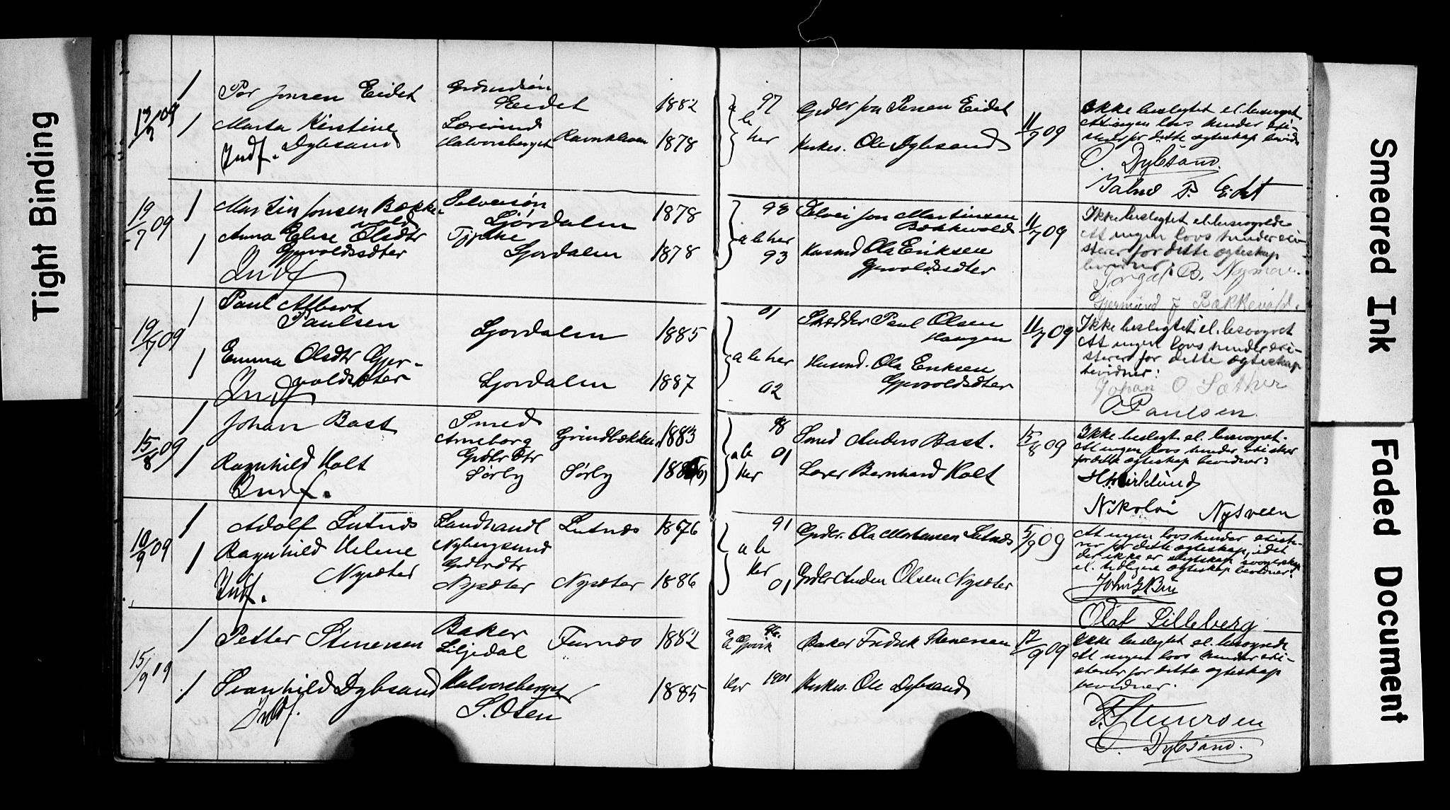 Trysil prestekontor, AV/SAH-PREST-046/I/Ie: Banns register no. 2, 1900-1914