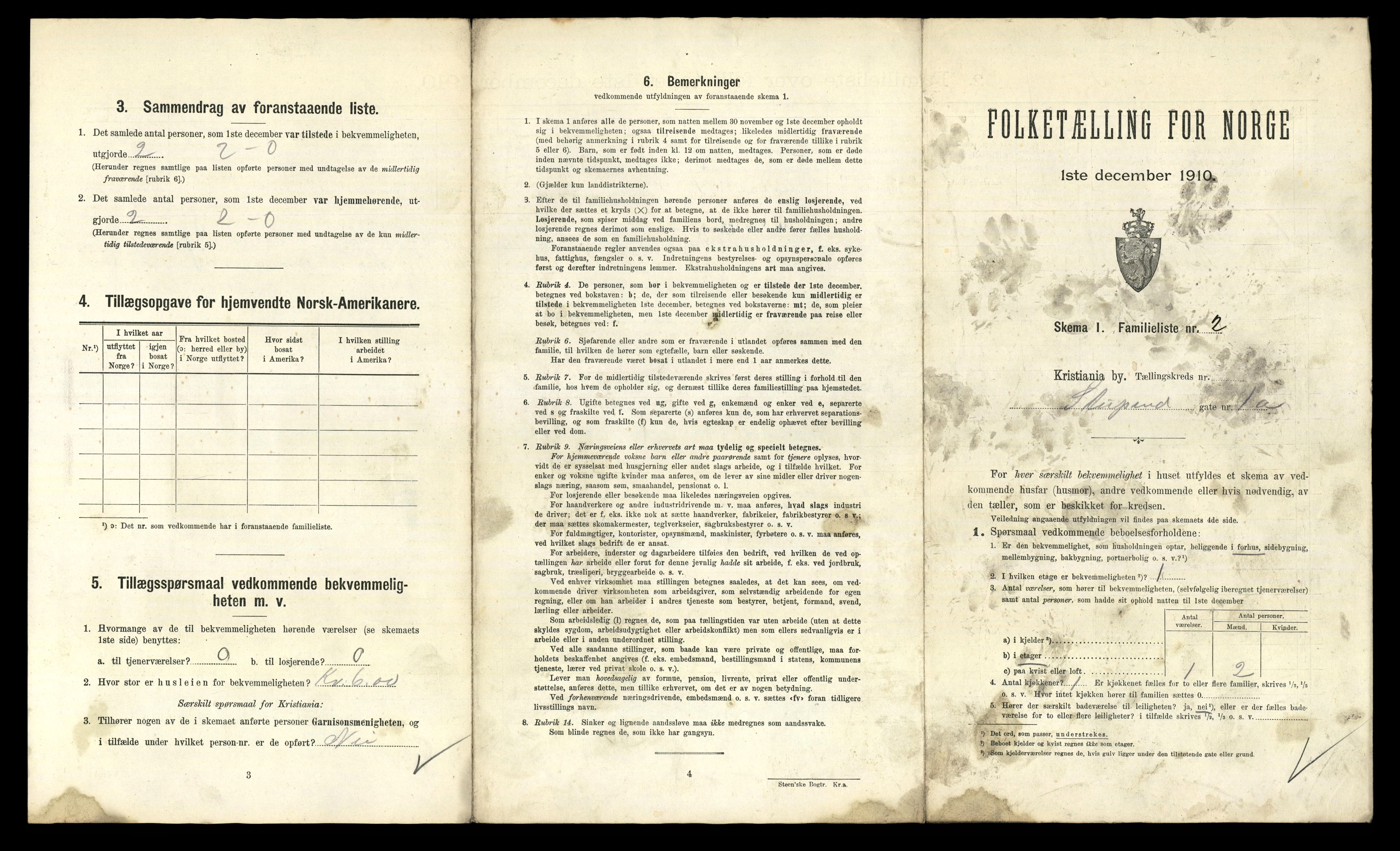 RA, 1910 census for Kristiania, 1910, p. 100367