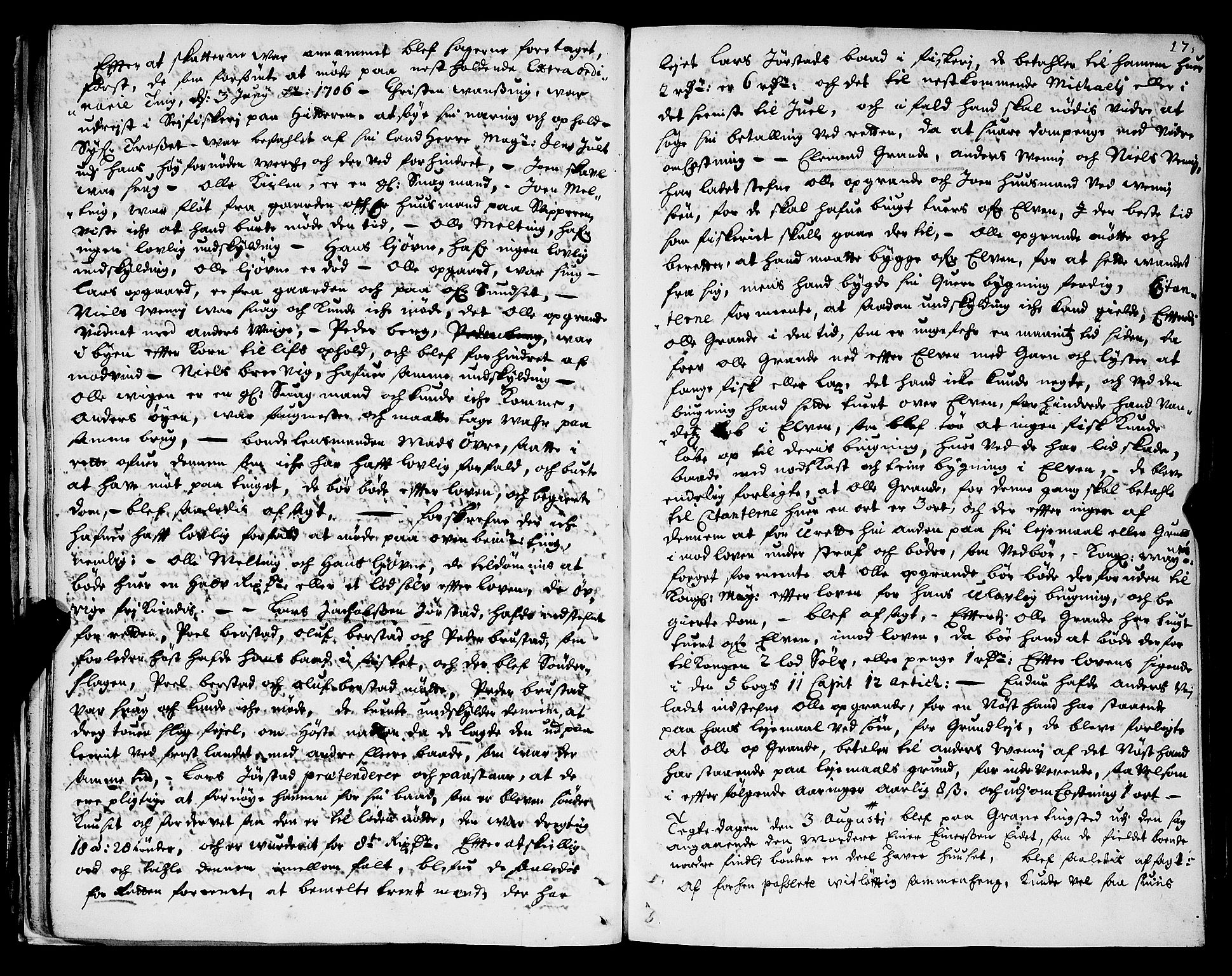 Inderøy sorenskriveri, AV/SAT-A-4147/1/1/1A/L0006: Tingbok, 1706-1710, p. 16b-17a