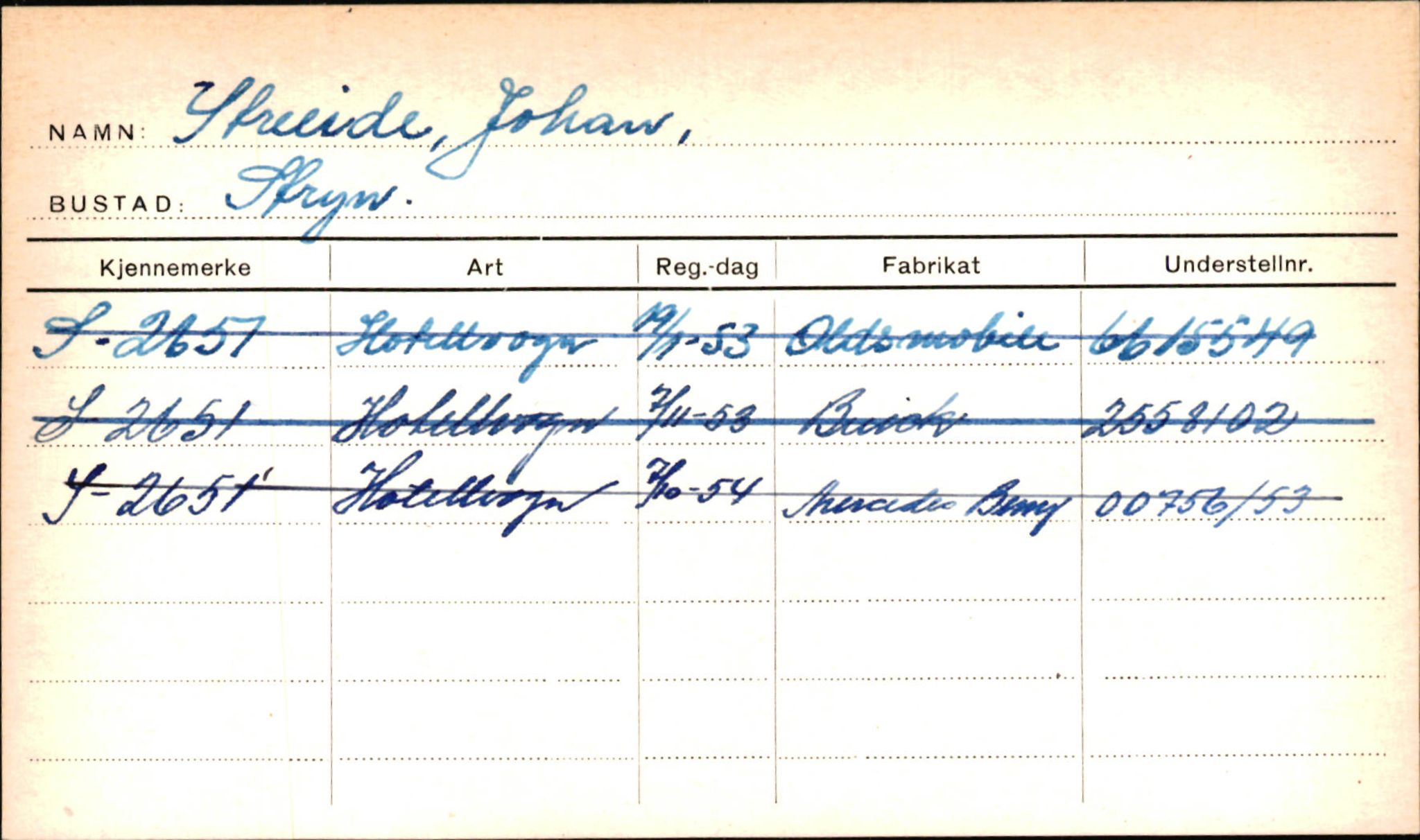 Statens vegvesen, Sogn og Fjordane vegkontor, AV/SAB-A-5301/4/F/L0002: Eigarregister Fjordane til 1.6.1961, 1930-1961, p. 629