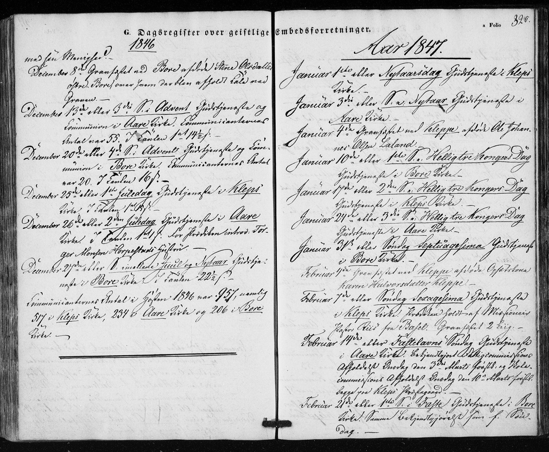 Klepp sokneprestkontor, SAST/A-101803/001/3/30BA/L0004: Parish register (official) no. A 4, 1842-1852, p. 320