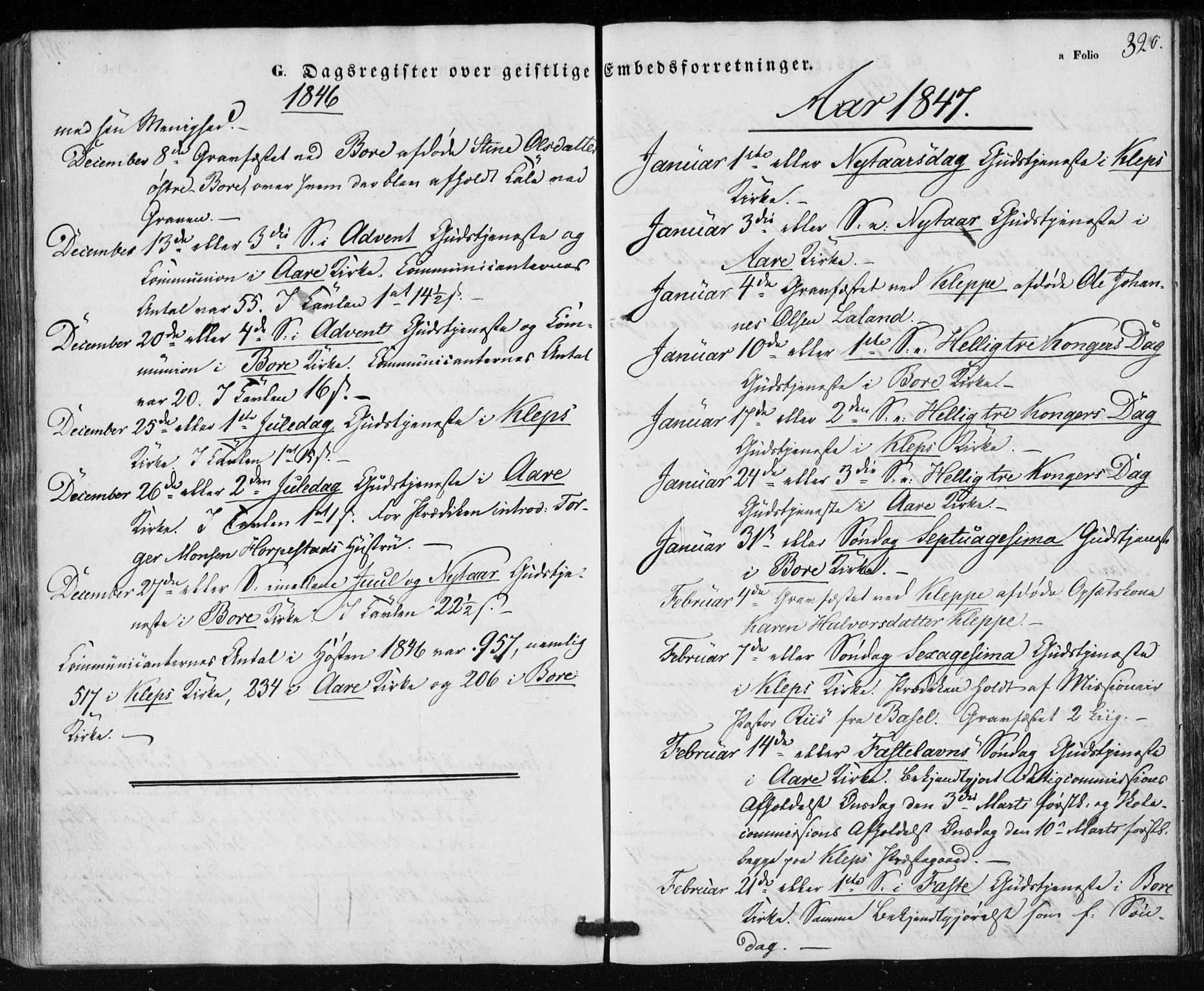 Klepp sokneprestkontor, AV/SAST-A-101803/001/3/30BA/L0004: Parish register (official) no. A 4, 1842-1852, p. 320