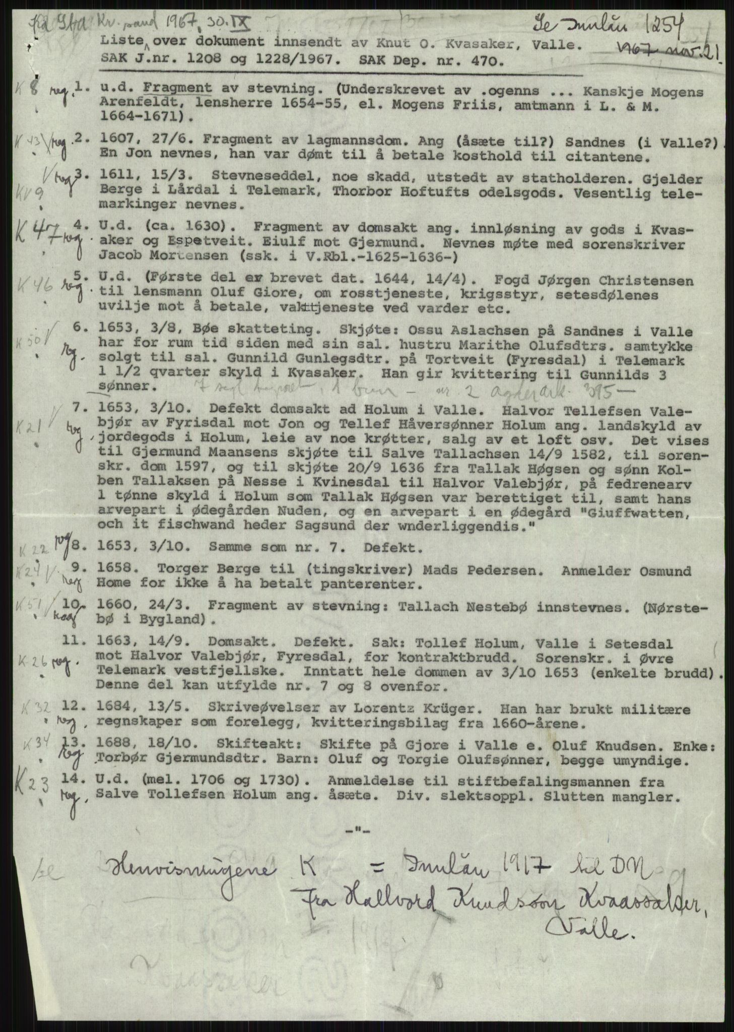 Samlinger til kildeutgivelse, Diplomavskriftsamlingen, AV/RA-EA-4053/H/Ha, p. 3696