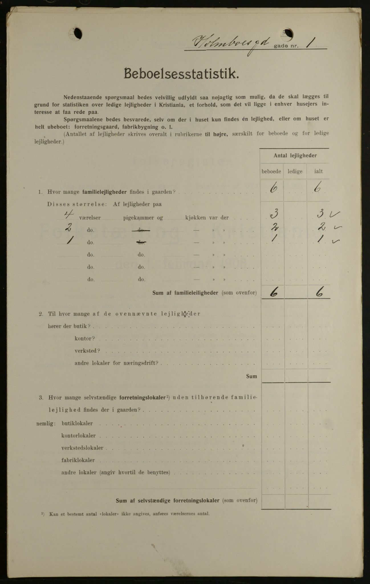 OBA, Municipal Census 1908 for Kristiania, 1908, p. 36681