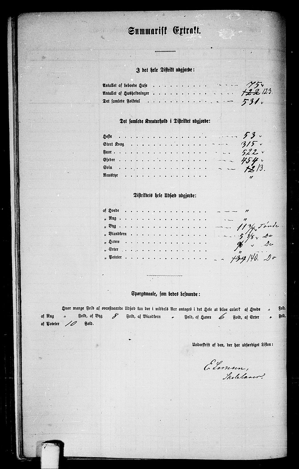 RA, 1865 census for Øvre Stjørdal, 1865, p. 167