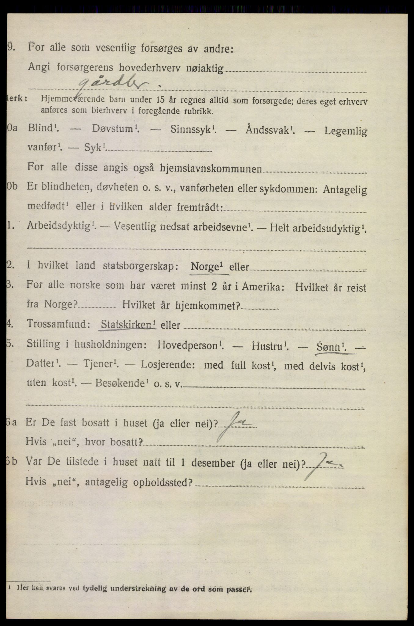 SAKO, 1920 census for Nøtterøy, 1920, p. 6226