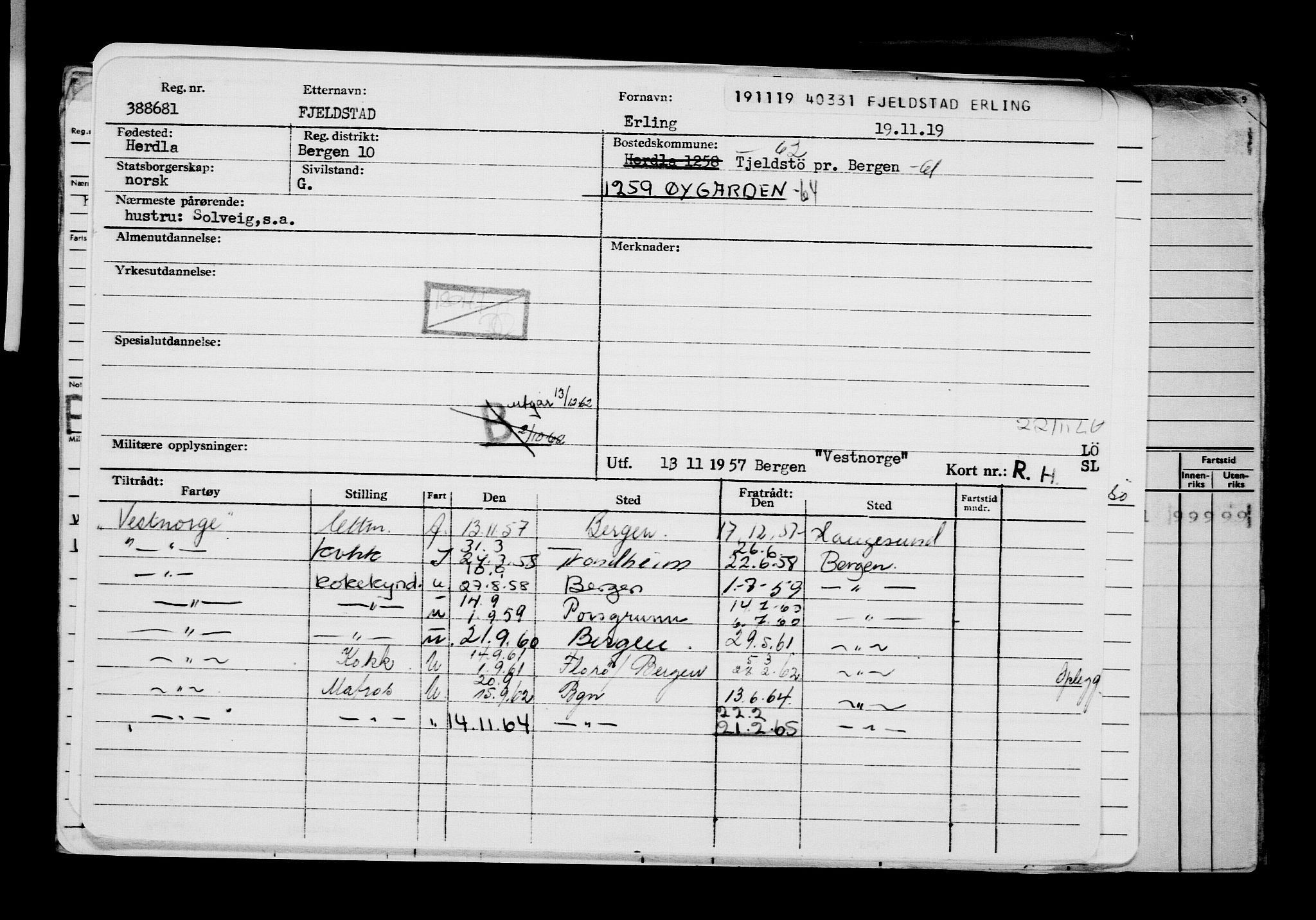 Direktoratet for sjømenn, AV/RA-S-3545/G/Gb/L0173: Hovedkort, 1919, p. 651