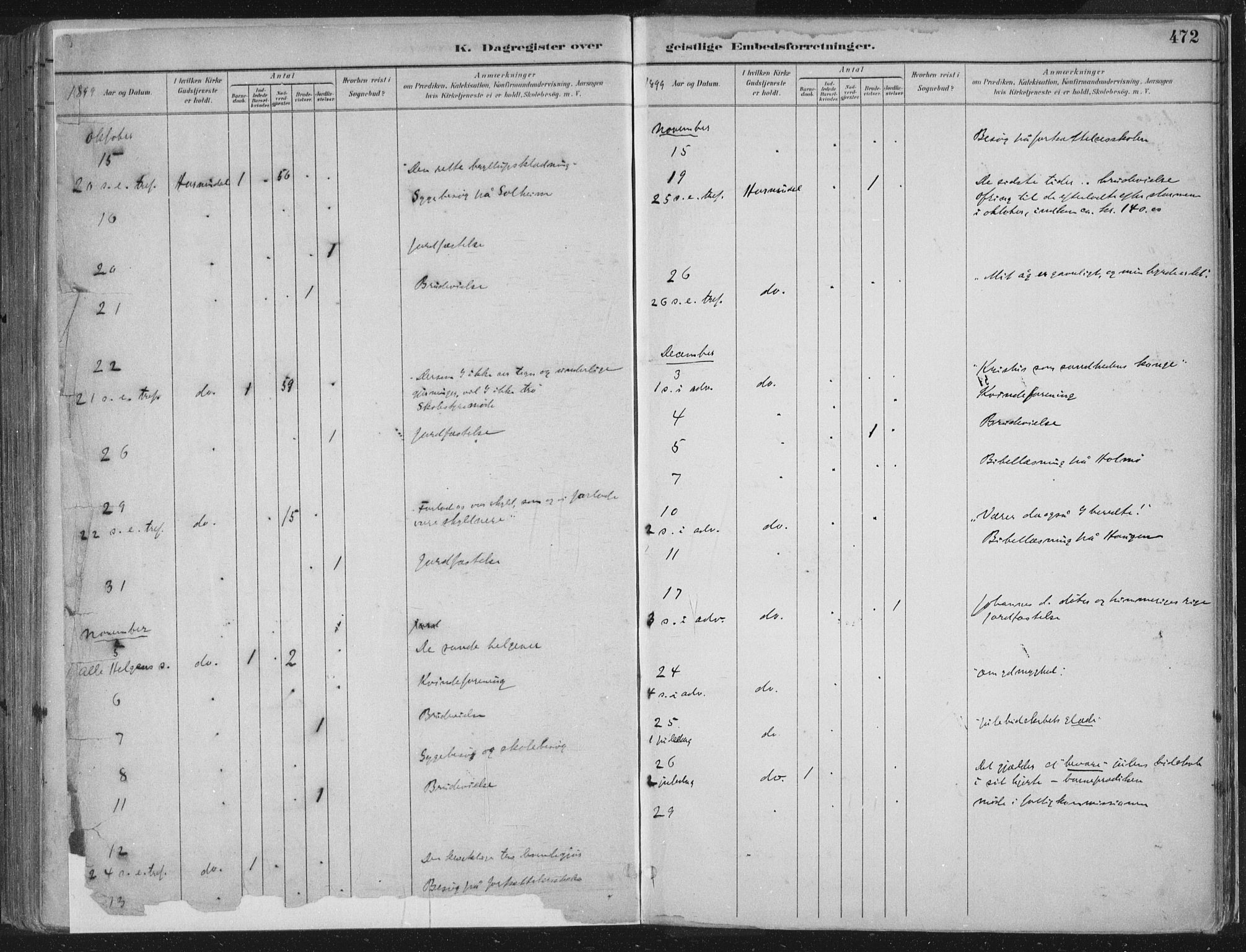 Hornindal sokneprestembete, AV/SAB-A-82401/H/Haa/Haaa/L0003/0002: Parish register (official) no. A 3B, 1885-1917, p. 472