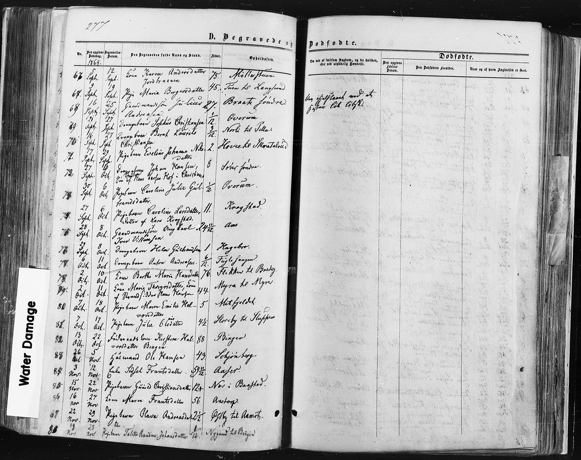 Trøgstad prestekontor Kirkebøker, AV/SAO-A-10925/F/Fa/L0009: Parish register (official) no. I 9, 1865-1877, p. 277