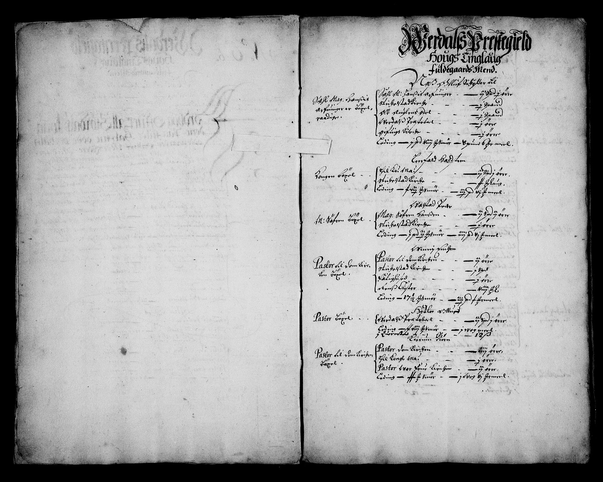 Rentekammeret inntil 1814, Realistisk ordnet avdeling, AV/RA-EA-4070/N/Na/L0002/0006: [XI g]: Trondheims stifts jordebøker: / Stjørdal fogderi, 1664, p. 4