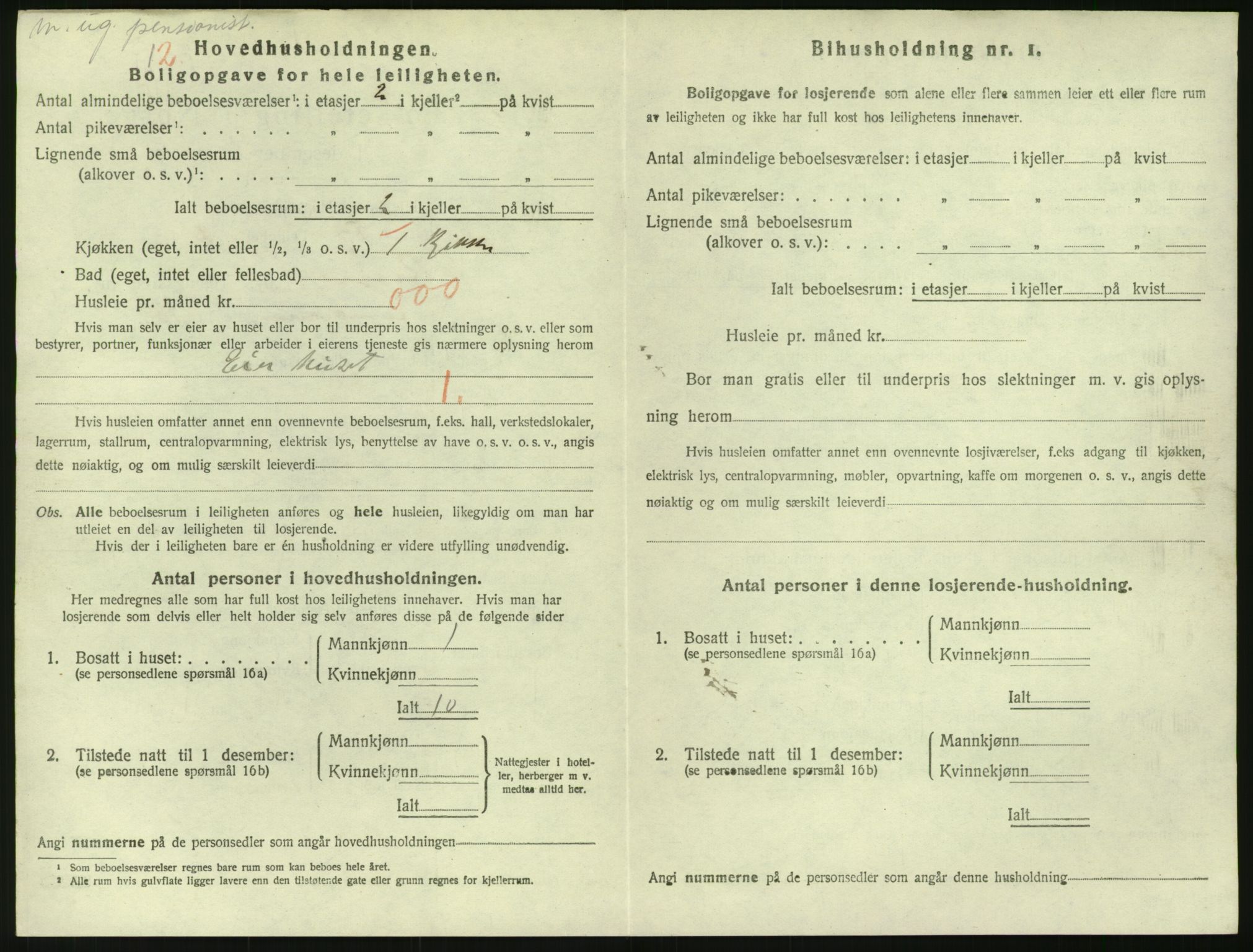 SAK, 1920 census for Risør, 1920, p. 1484