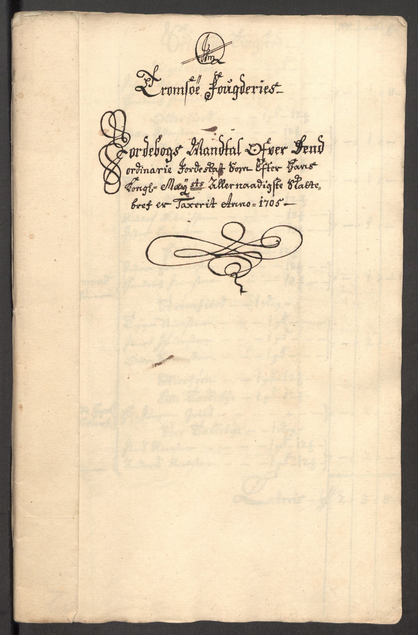 Rentekammeret inntil 1814, Reviderte regnskaper, Fogderegnskap, RA/EA-4092/R68/L4756: Fogderegnskap Senja og Troms, 1705-1707, p. 58