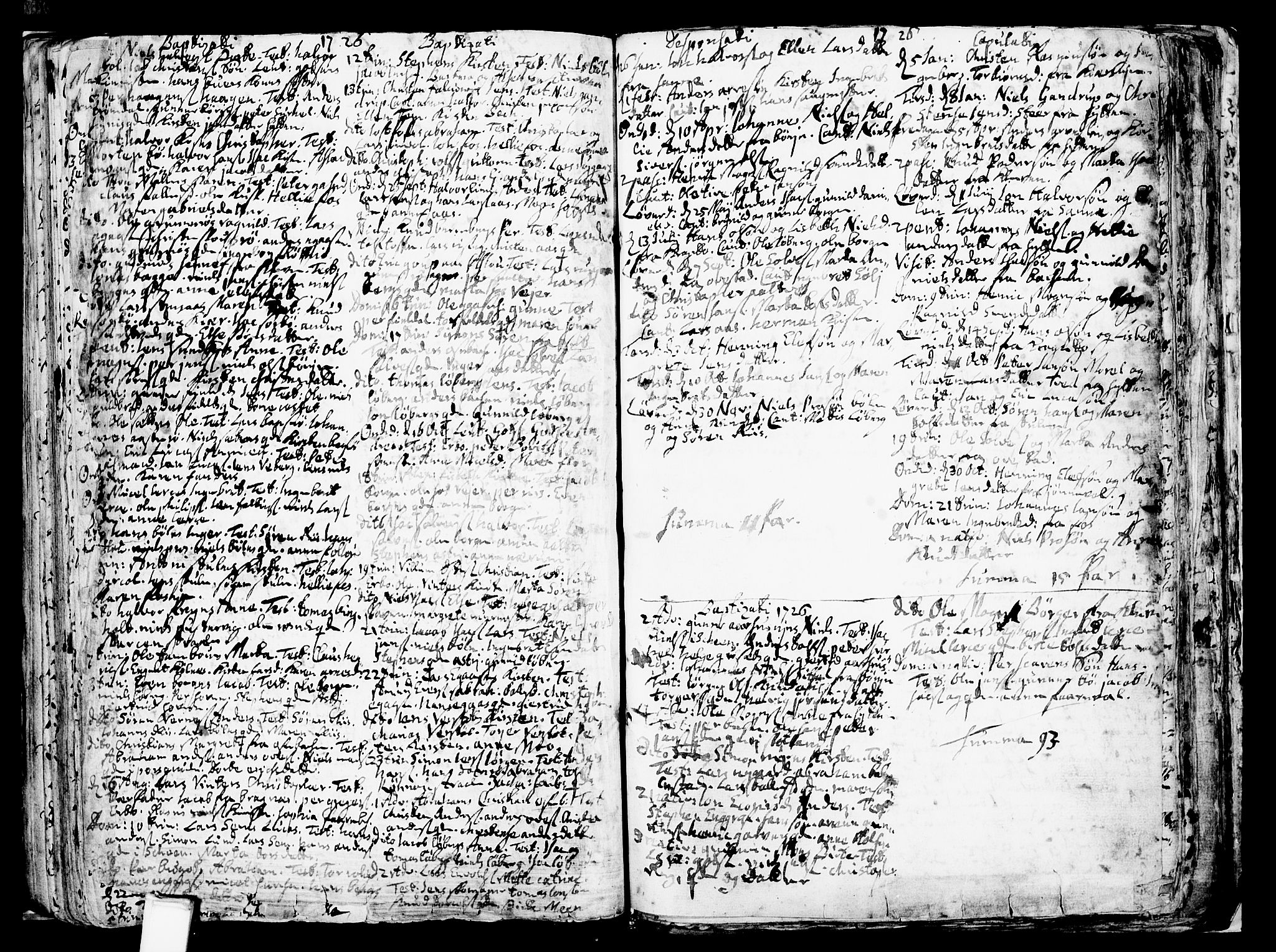 Gjerpen kirkebøker, AV/SAKO-A-265/F/Fa/L0001: Parish register (official) no. I 1, 1681-1746