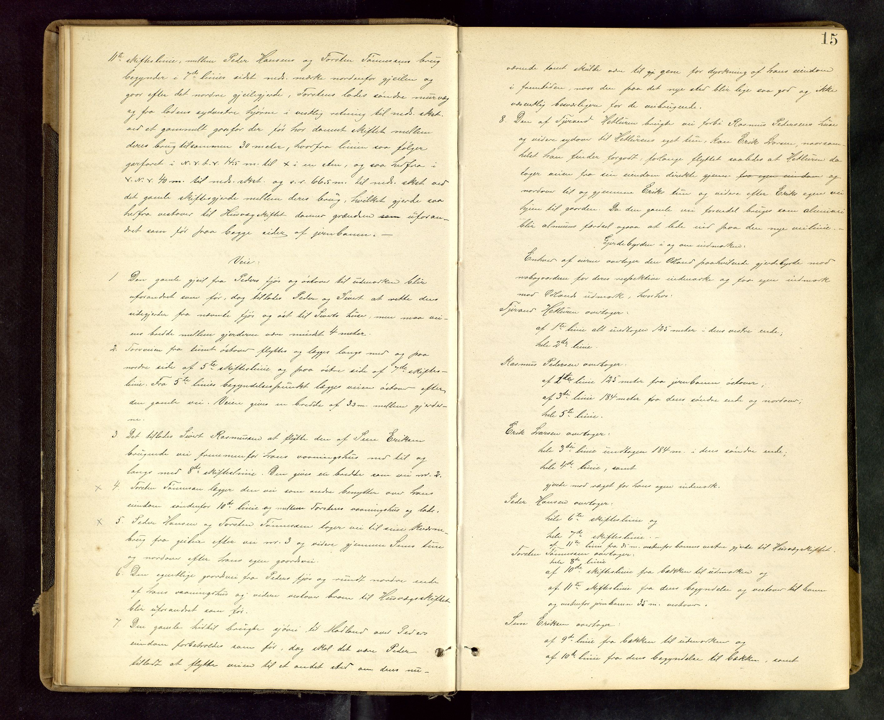 Rogaland jordskifterett, AV/SAST-A-102426/Oa/L0049: Forhandlingsprotokoll, 1887-1892, p. 15