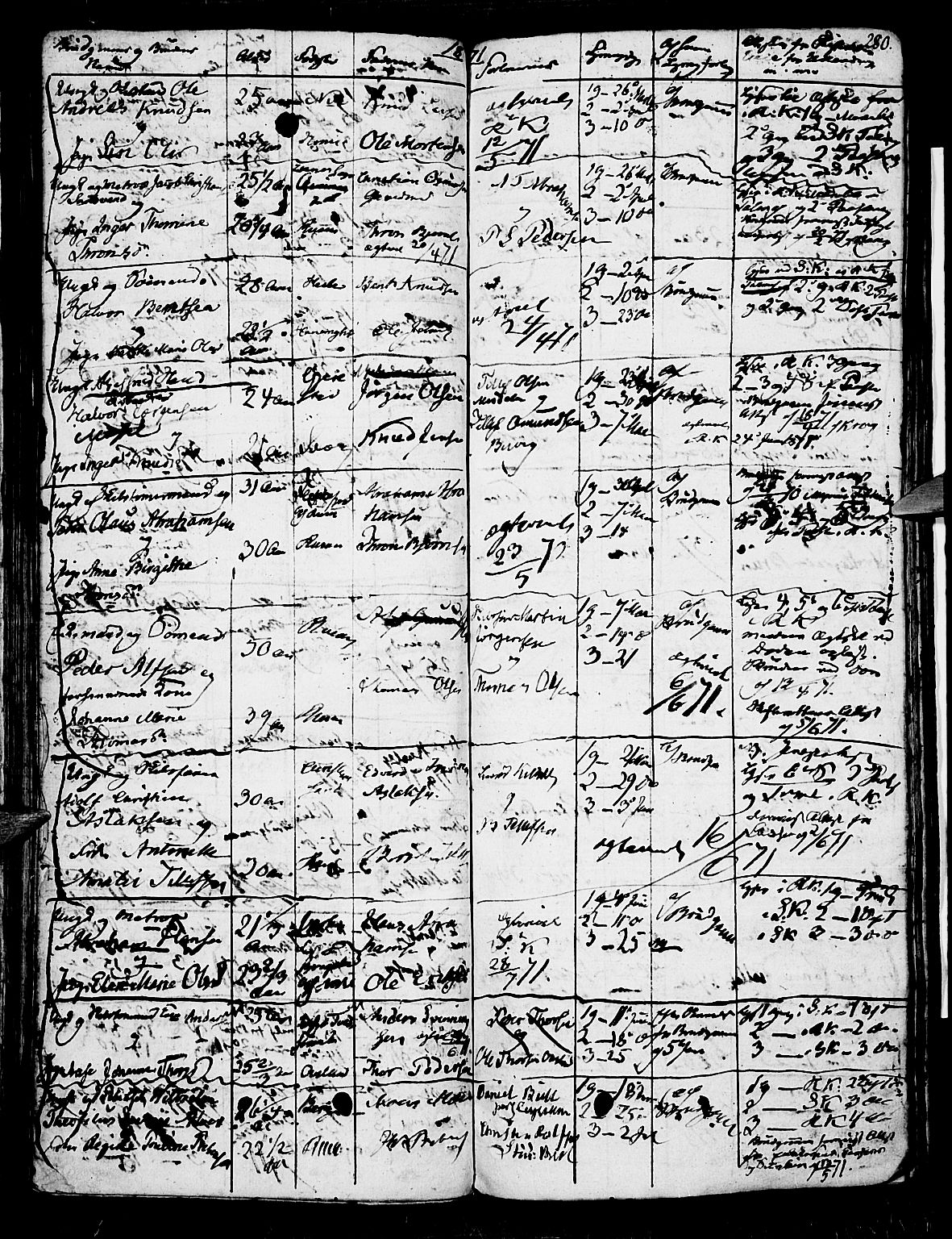 Risør sokneprestkontor, SAK/1111-0035/F/Fb/L0003: Parish register (copy) no. B 3 /1, 1812-1874, p. 280