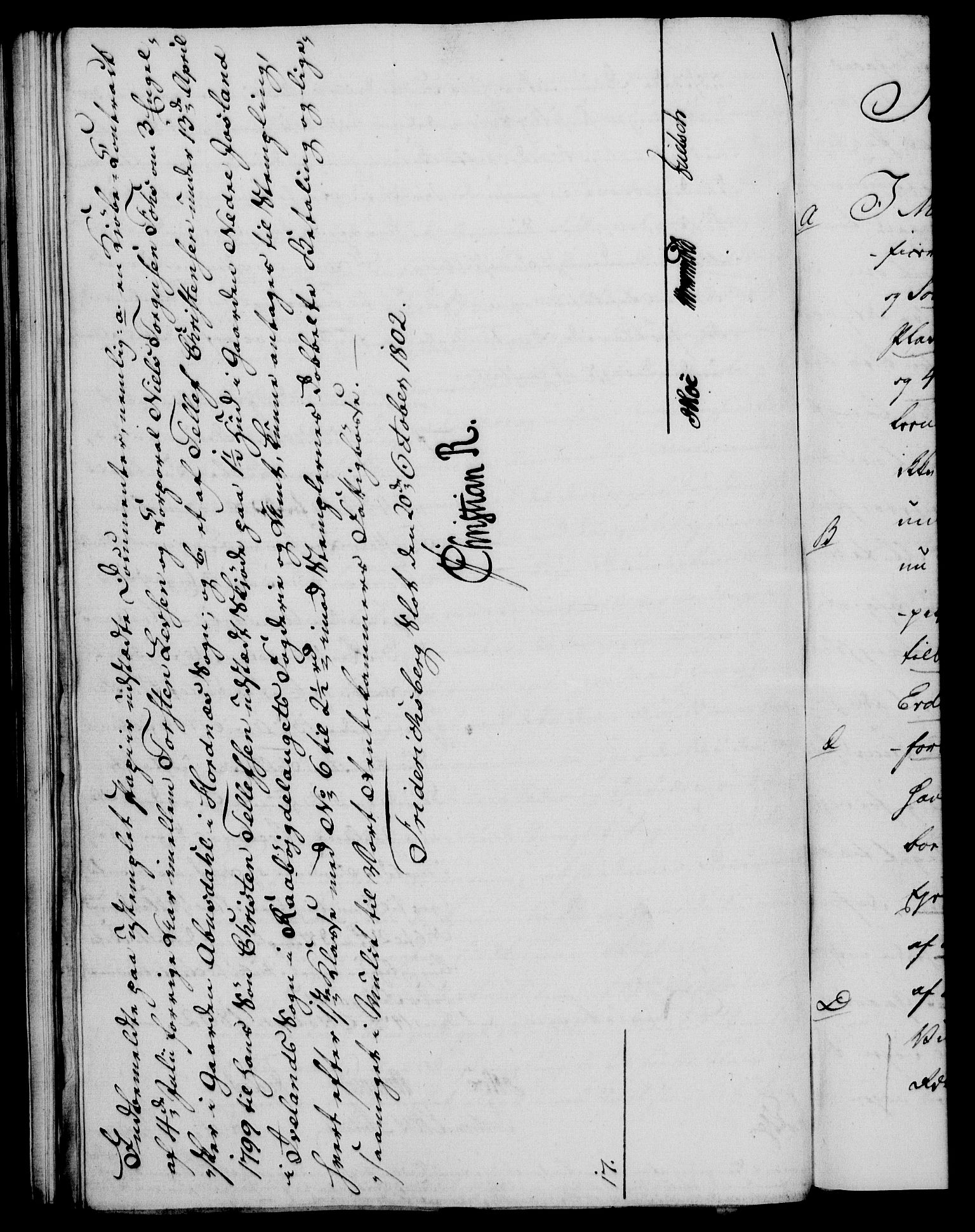 Rentekammeret, Kammerkanselliet, RA/EA-3111/G/Gf/Gfa/L0084: Norsk relasjons- og resolusjonsprotokoll (merket RK 52.84), 1802, p. 610