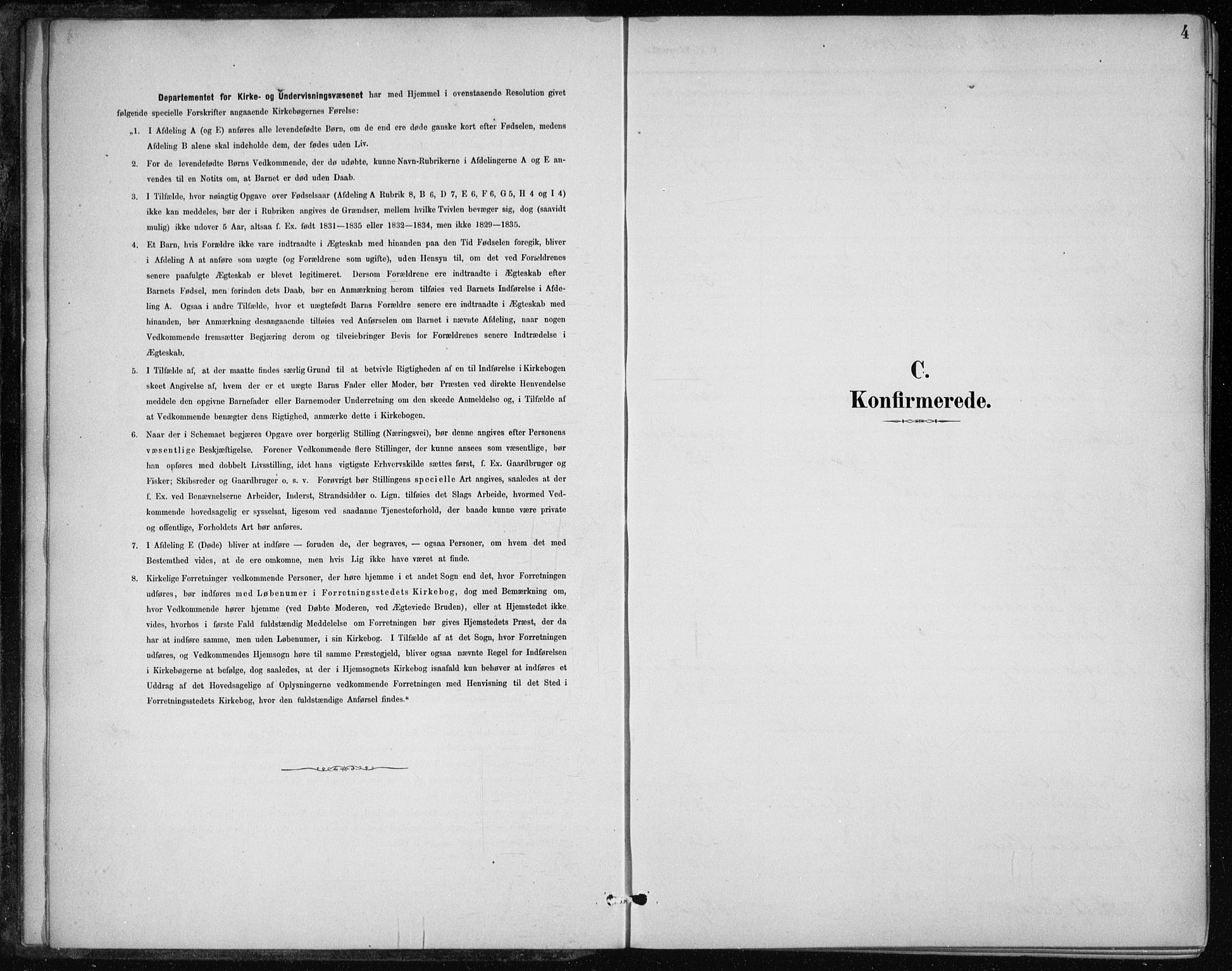 Johanneskirken sokneprestembete, SAB/A-76001/H/Haa/L0008: Parish register (official) no. C 1, 1885-1907, p. 4
