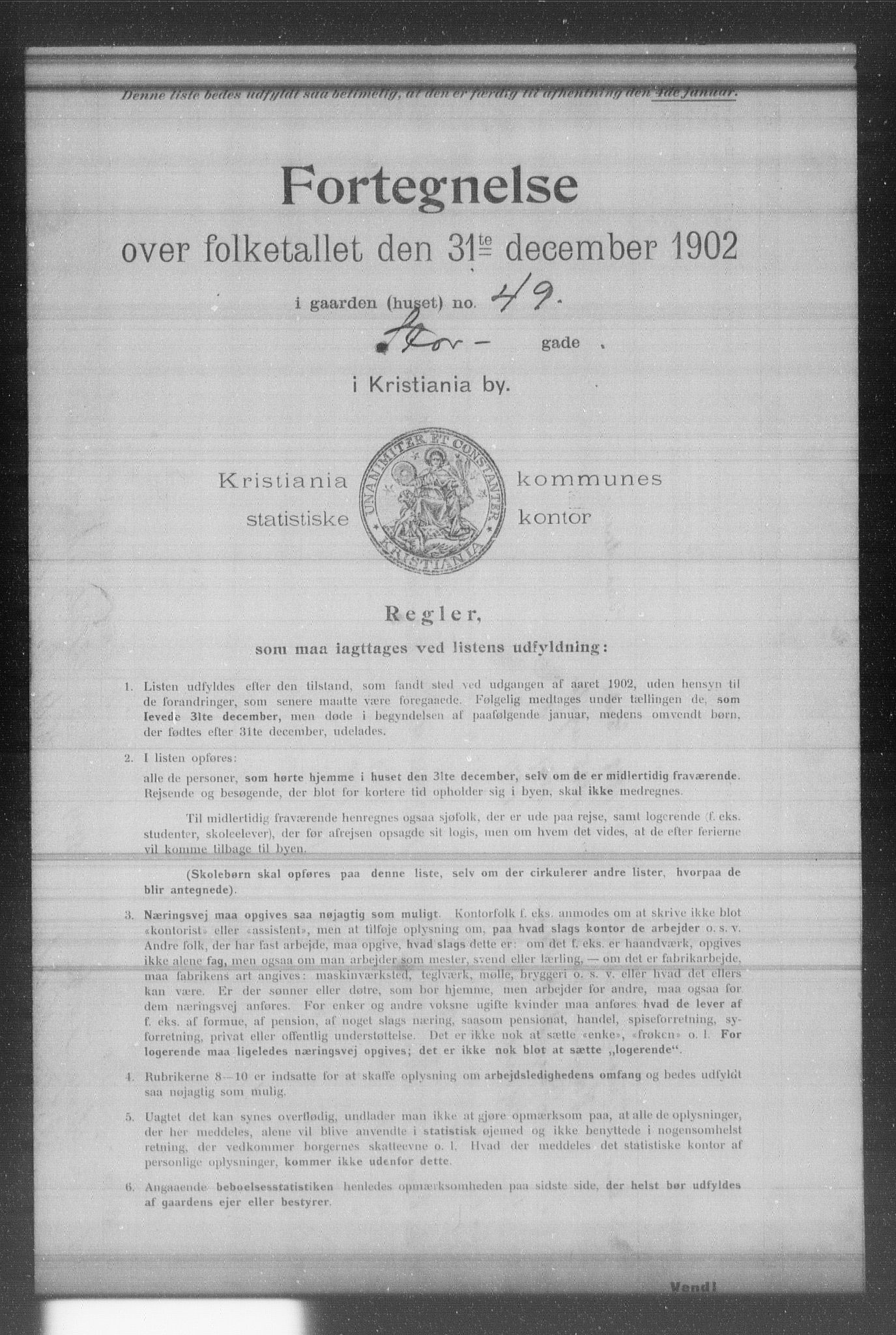 OBA, Municipal Census 1902 for Kristiania, 1902, p. 19332