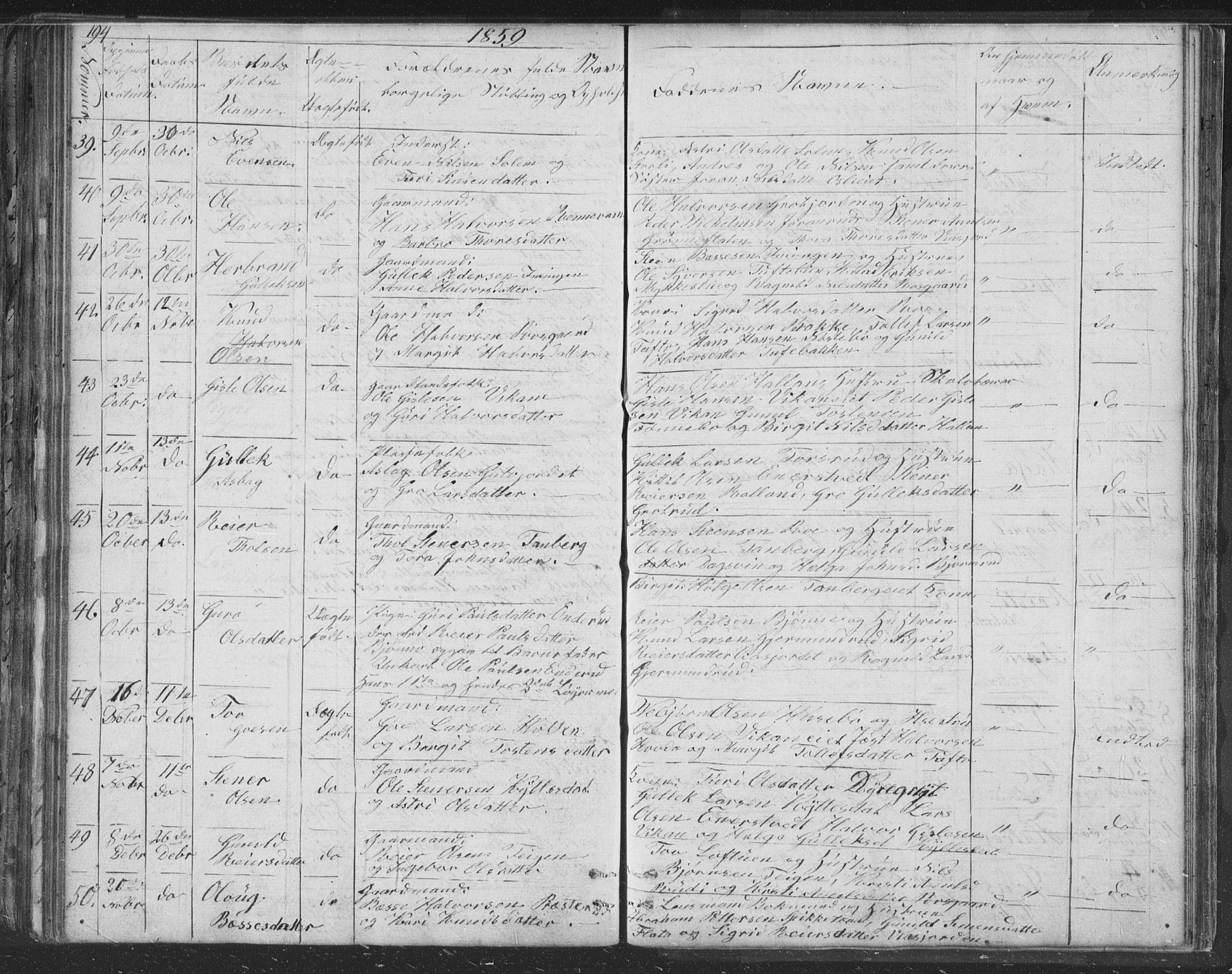 Nore kirkebøker, AV/SAKO-A-238/F/Fc/L0002: Parish register (official) no. III 2, 1836-1861, p. 194