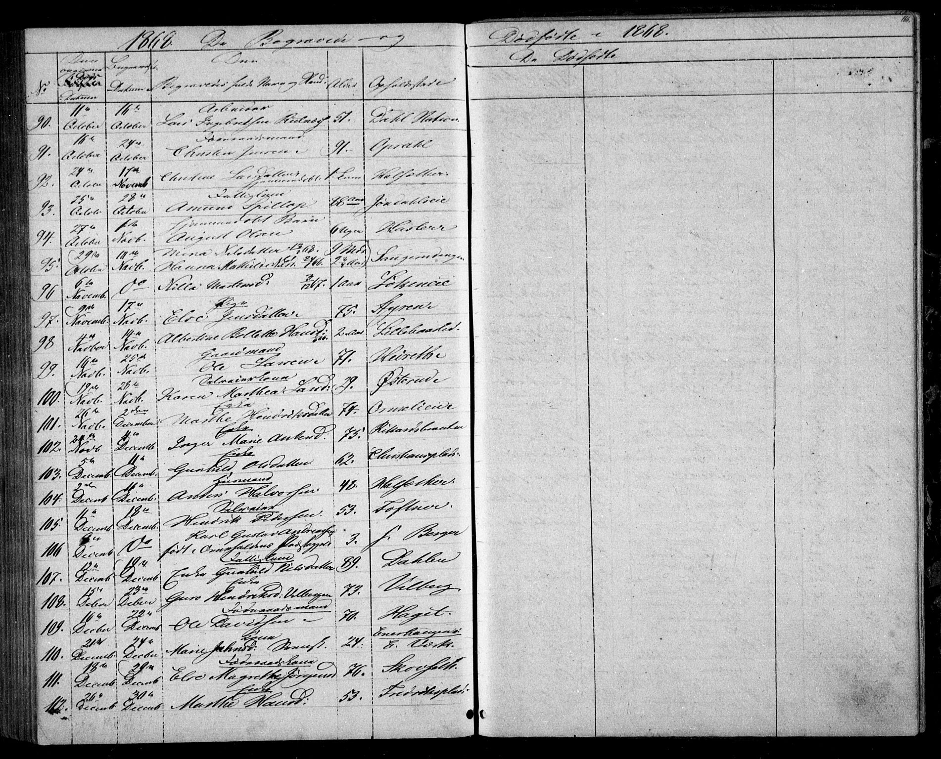 Eidsvoll prestekontor Kirkebøker, AV/SAO-A-10888/G/Ga/L0002: Parish register (copy) no. I 2, 1866-1871, p. 166