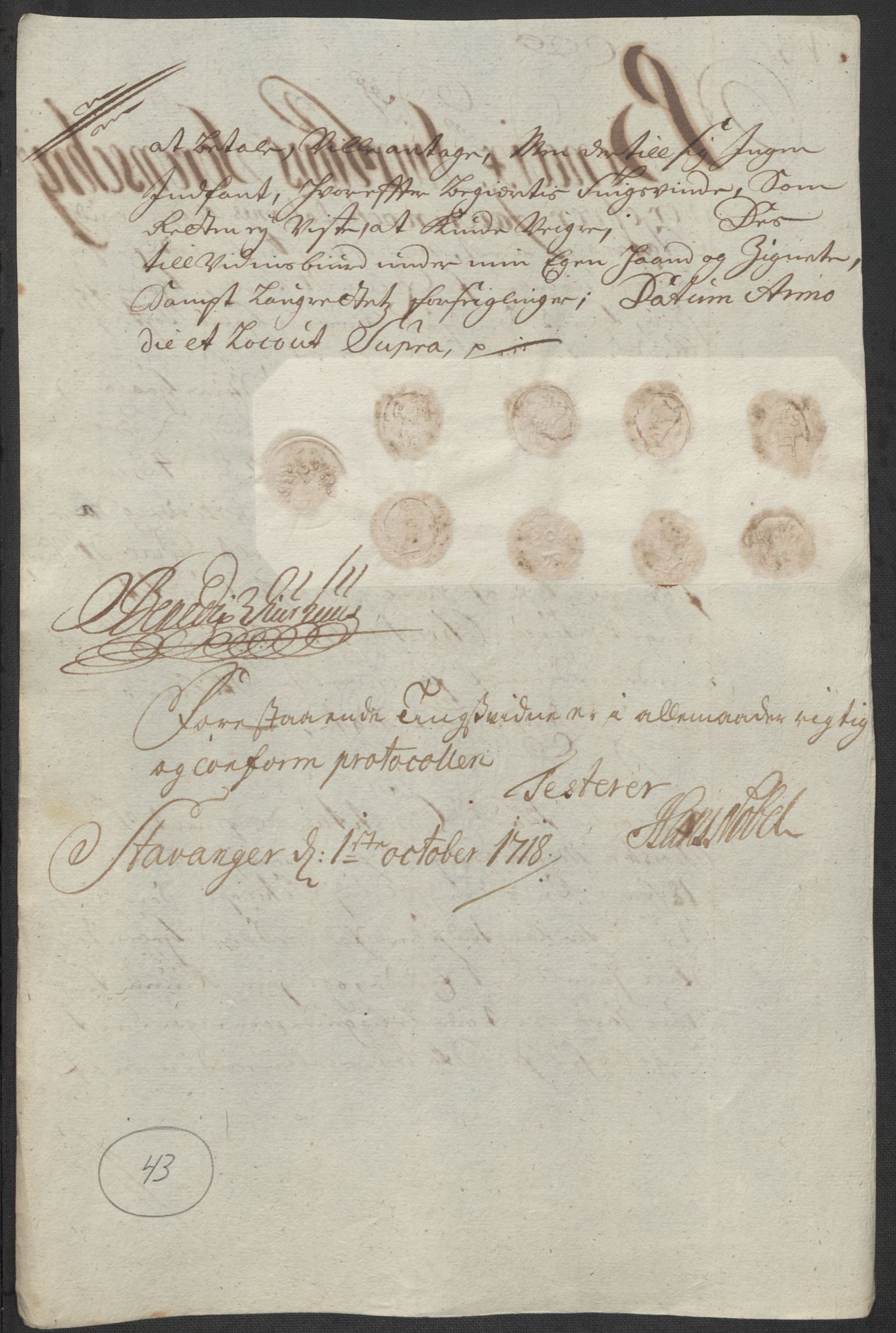 Rentekammeret inntil 1814, Reviderte regnskaper, Fogderegnskap, AV/RA-EA-4092/R46/L2742: Fogderegnskap Jæren og Dalane, 1717, p. 176