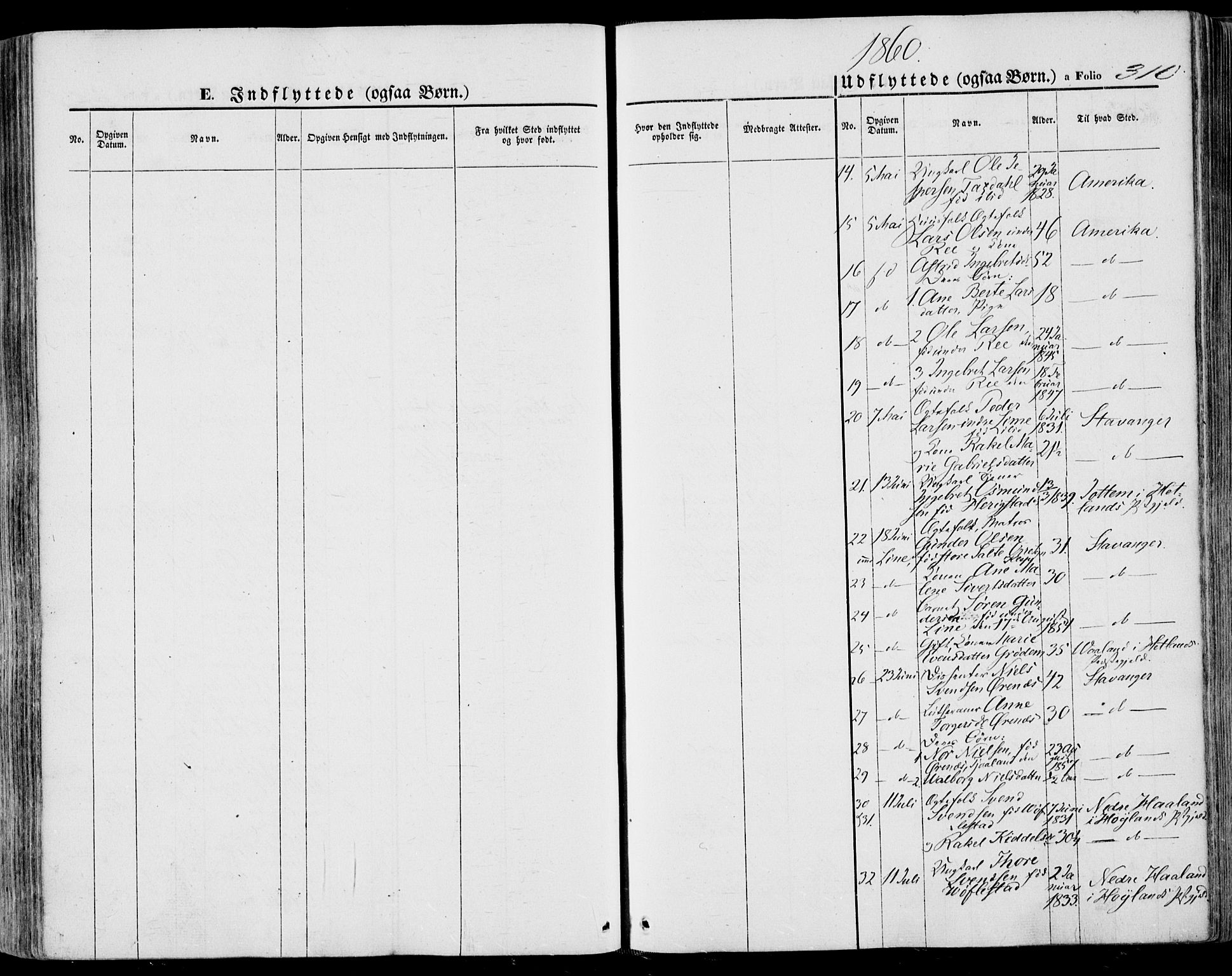 Lye sokneprestkontor, SAST/A-101794/001/30BA/L0007: Parish register (official) no. A 6, 1856-1871, p. 310
