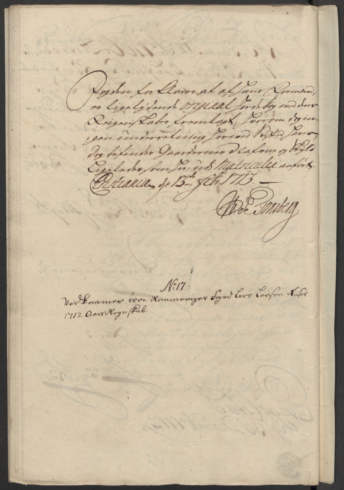 Rentekammeret inntil 1814, Reviderte regnskaper, Fogderegnskap, AV/RA-EA-4092/R12/L0722: Fogderegnskap Øvre Romerike, 1712, p. 252