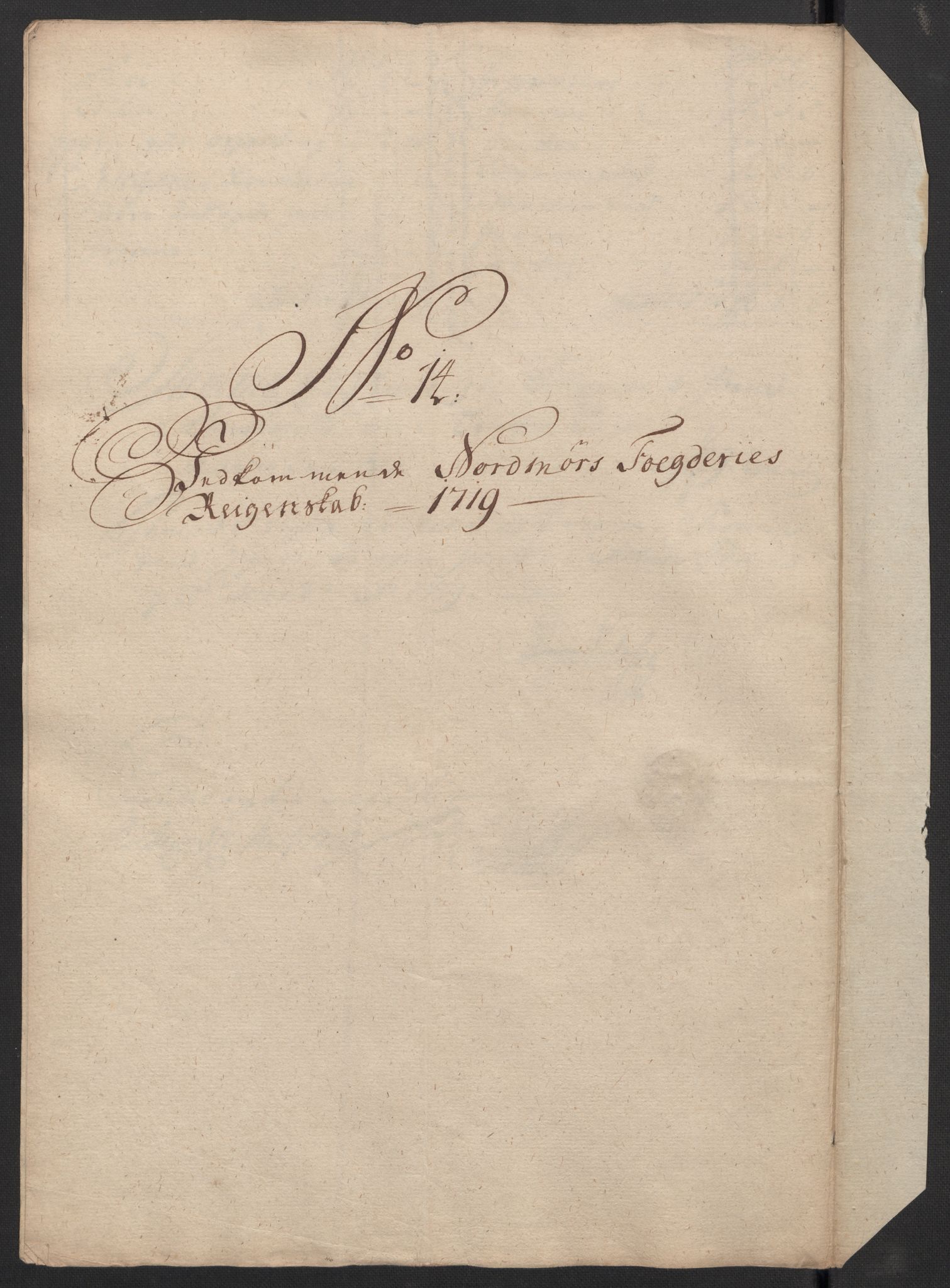 Rentekammeret inntil 1814, Reviderte regnskaper, Fogderegnskap, AV/RA-EA-4092/R56/L3752: Fogderegnskap Nordmøre, 1719, p. 166