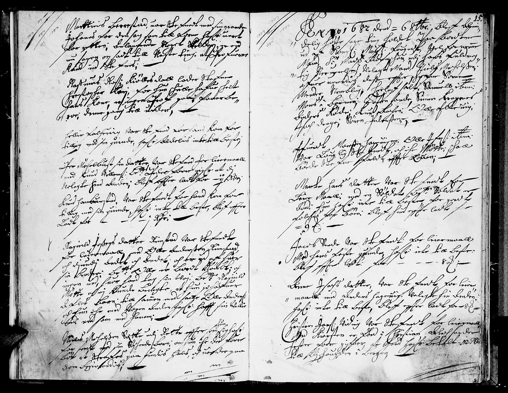 Nordfjord sorenskriveri, AV/SAB-A-2801/01/01a/L0011: Tingbøker (justisprotokoller), 1682-1683, p. 14b-15a