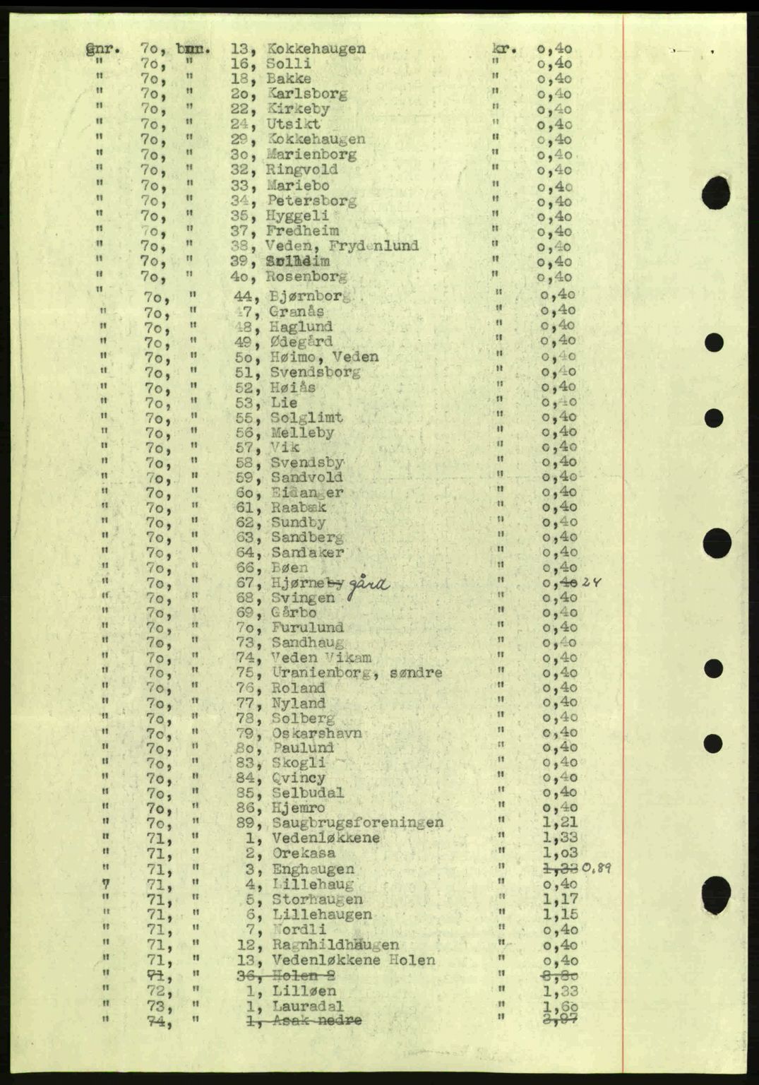 Idd og Marker sorenskriveri, AV/SAO-A-10283/G/Gb/Gbc/L0002: Mortgage book no. B4-9a, 1939-1945, Diary no: : 834/1941