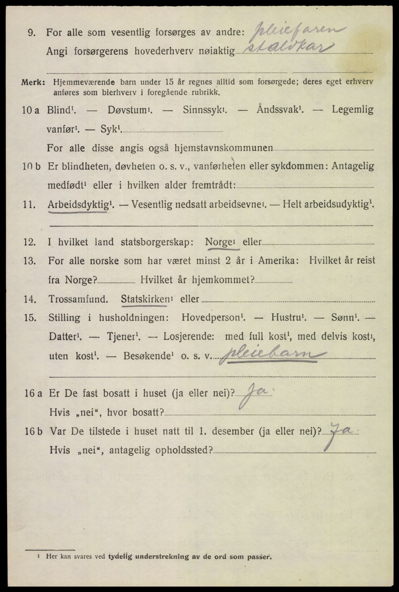 SAH, 1920 census for Romedal, 1920, p. 2060