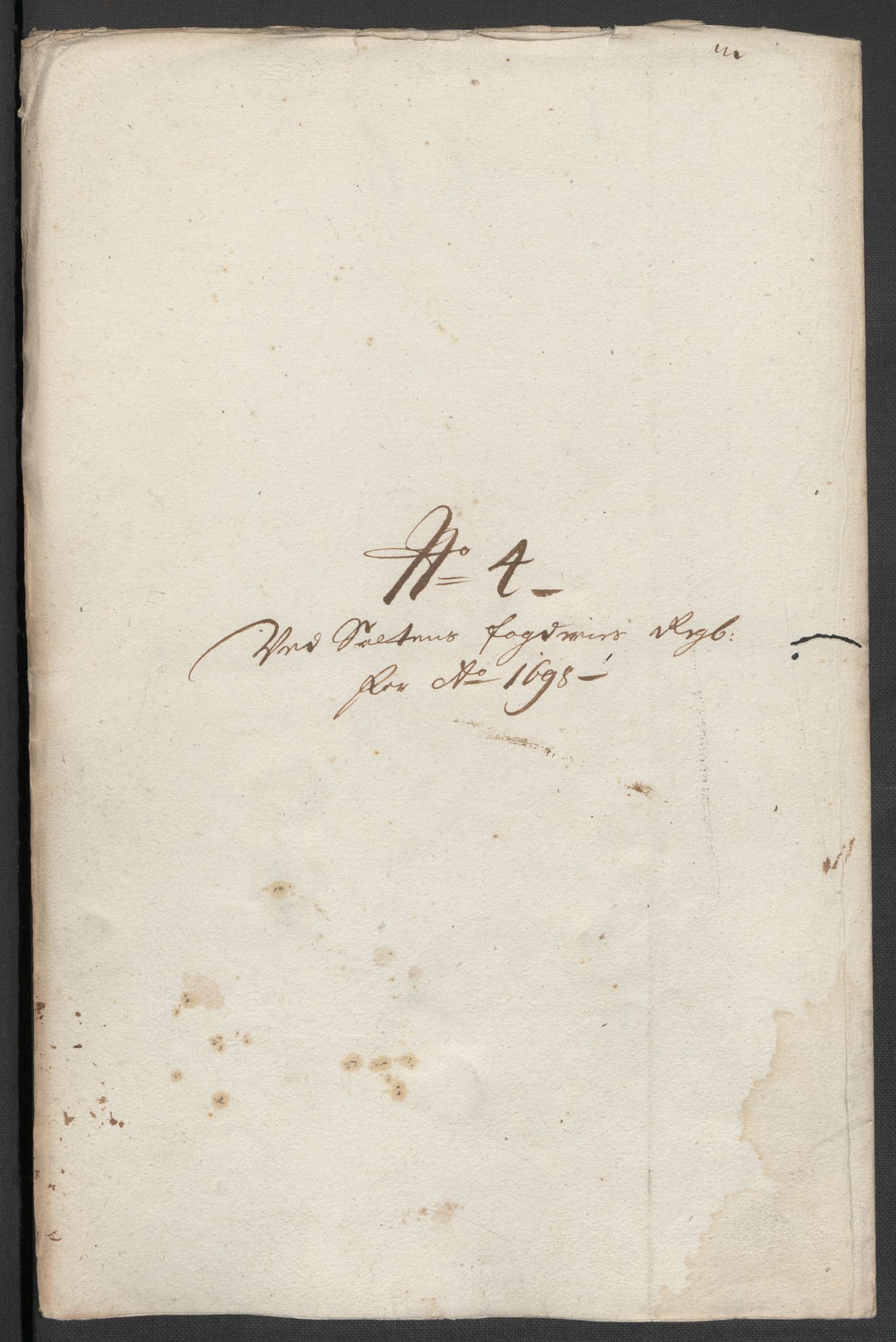 Rentekammeret inntil 1814, Reviderte regnskaper, Fogderegnskap, AV/RA-EA-4092/R66/L4579: Fogderegnskap Salten, 1697-1700, p. 209