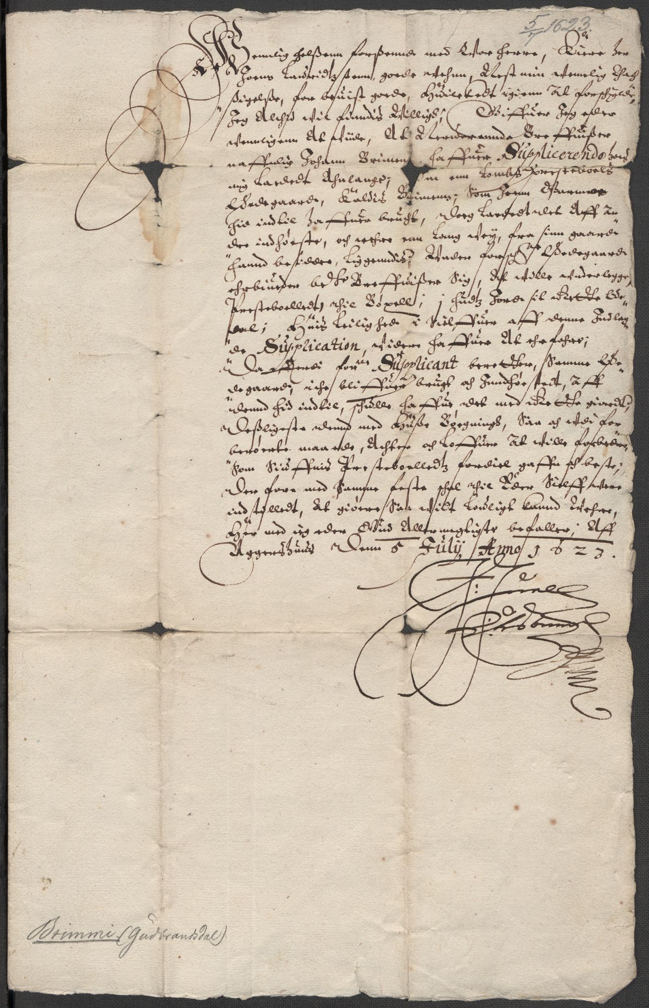 Riksarkivets diplomsamling, AV/RA-EA-5965/F15/L0012: Prestearkiv - Oppland, 1584-1794, p. 94